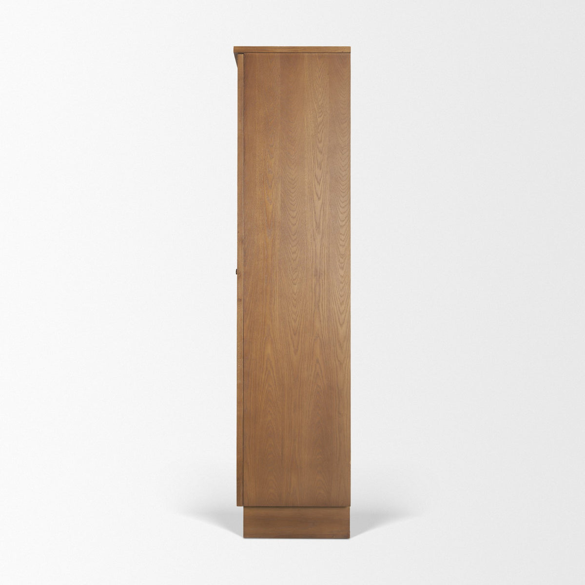 Winsford Two-Tone Oak Display Cabinet w/ Glass Doors-Cabinets-DECOROLALA