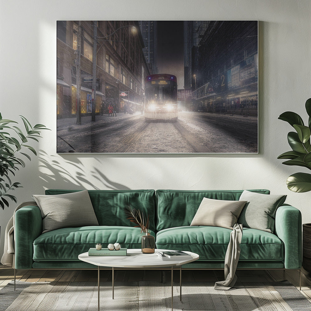 Winter Time Toronto Artwork Print by Jackson Carvalho-canvas-DECOROLALA