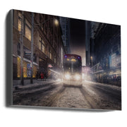 Winter Time Toronto Artwork Print by Jackson Carvalho-canvas-DECOROLALA