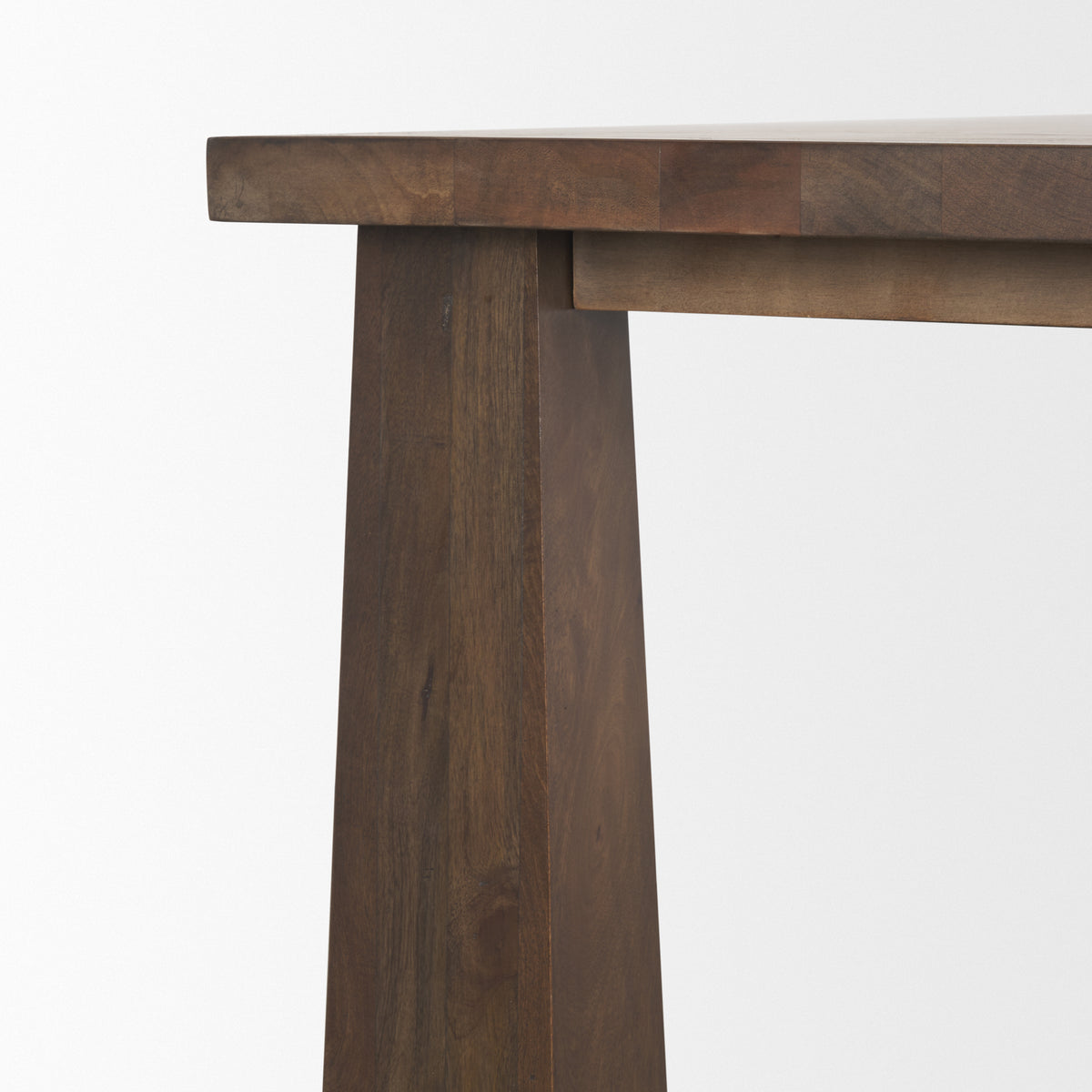 Wolcott 84"L x 42"W Rectangular Dining Table | Modern | Dark Brown Wood | Seats 8-Dining Tables-DECOROLALA
