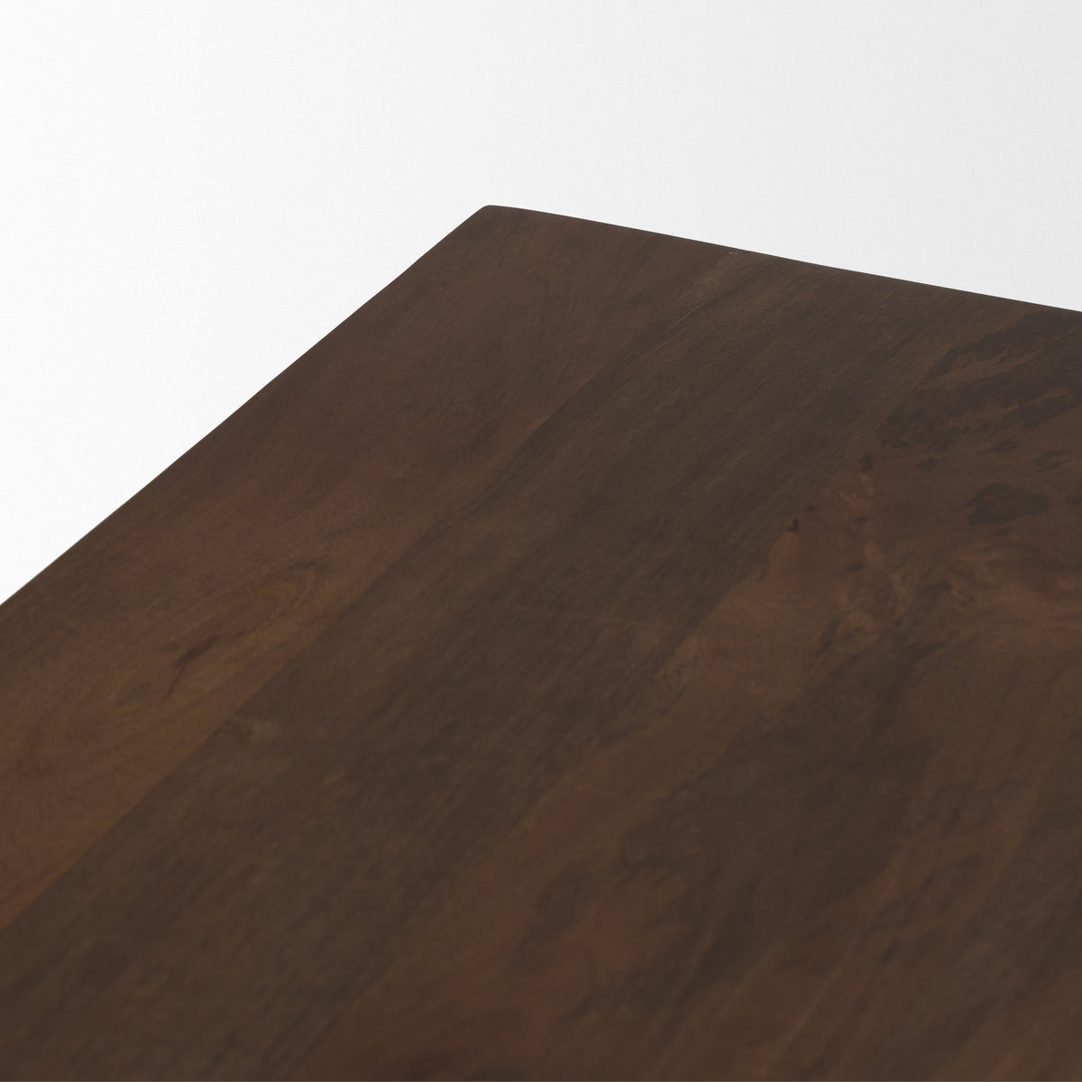 Wolcott Rectangular Dark Brown Solid Wood Bench-Benches-DECOROLALA