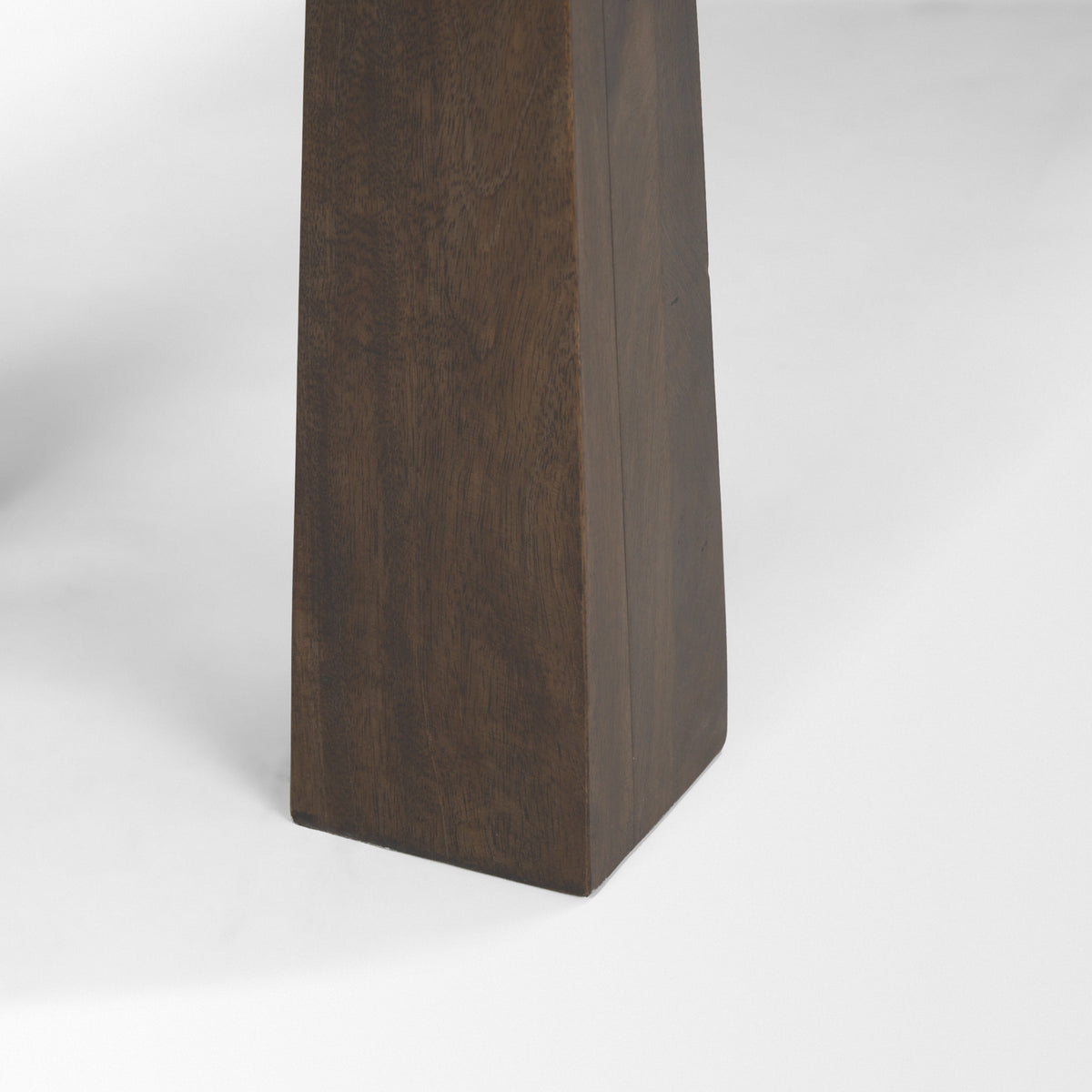 Wolcott Rectangular Dark Brown Solid Wood Bench-Benches-DECOROLALA