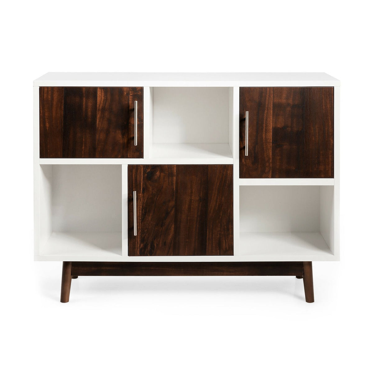 Wood Display Sideboard Storage Cabinet with Storage Compartments-Storage Cabinets & Chests-DECOROLALA