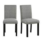 Wooden Dining Chairs Set of 2 with Bent Wood Legs-Dining Chairs-DECOROLALA