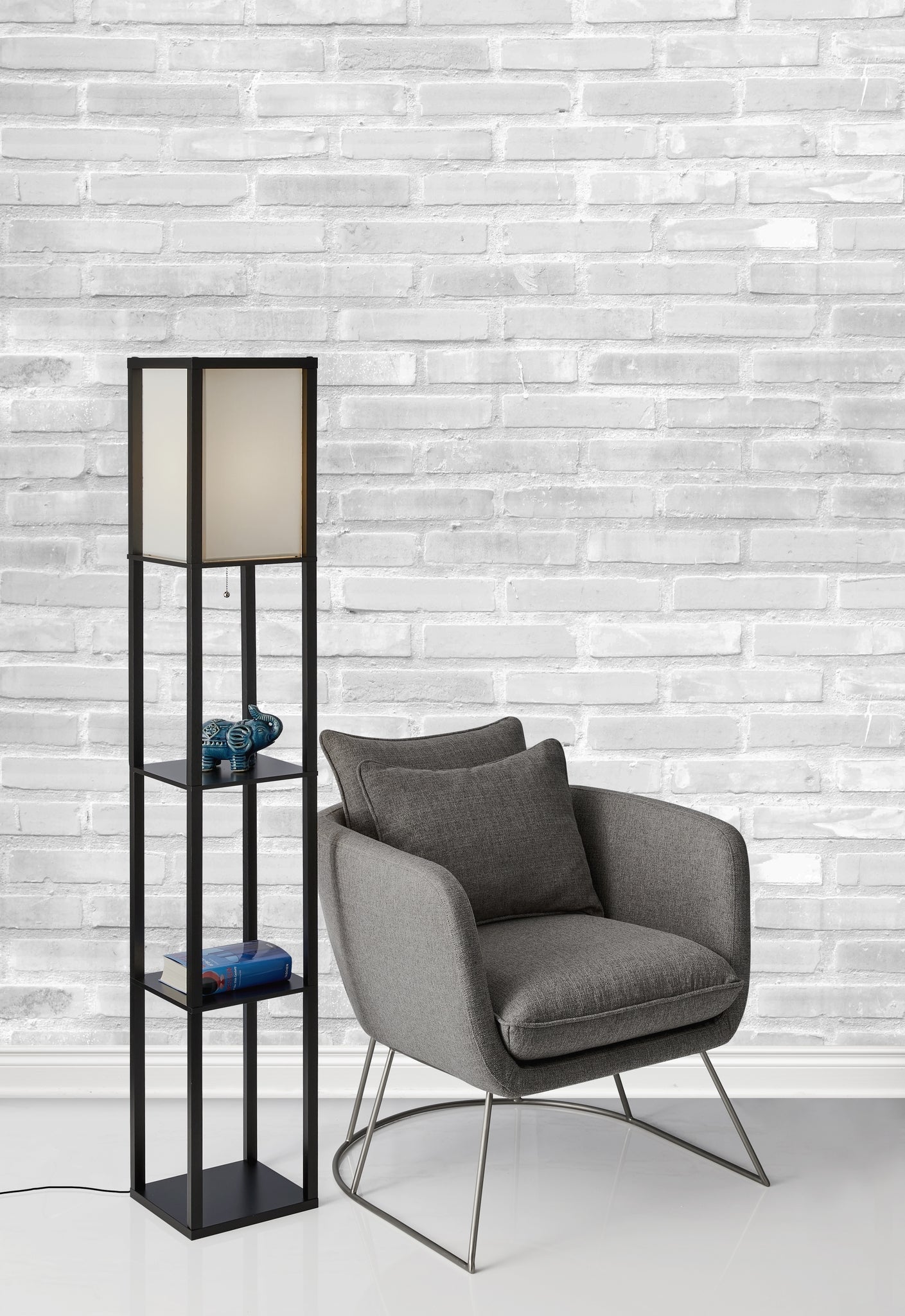 Wright Shelf Floor Lamp-Lighting-DECOROLALA