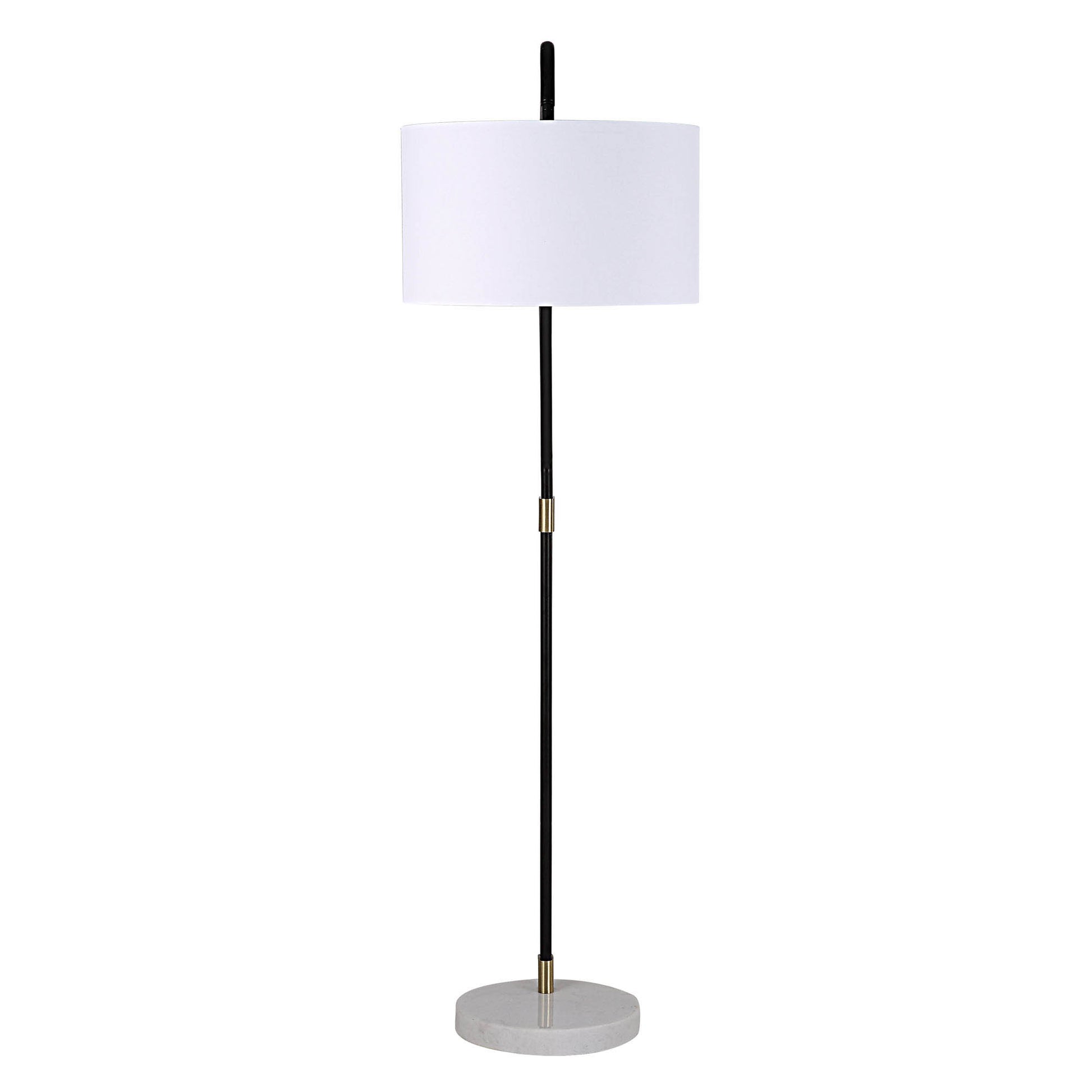Wroxton 71" Length Floor Lamp, Matte Black-Floor Lamp-DECOROLALA