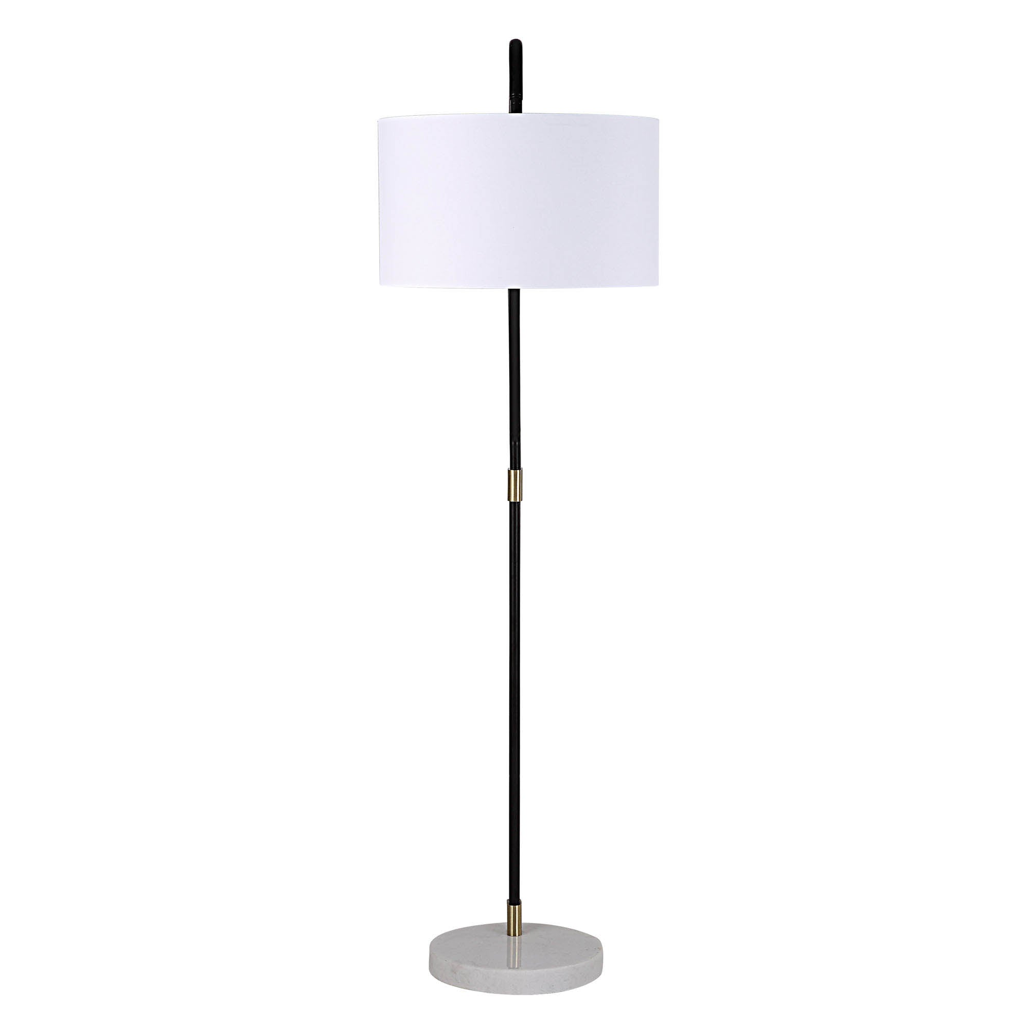 Wroxton 71" Length Floor Lamp, Matte Black-Floor Lamp-DECOROLALA