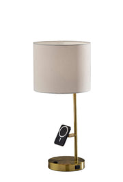 Wyatt Supercharger Desk Lamp 22" USB Charging-Lighting-DECOROLALA
