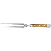 ALPHA OLIVE | Meat Fork 7"  | Forged Steel / Olive wood handle-0