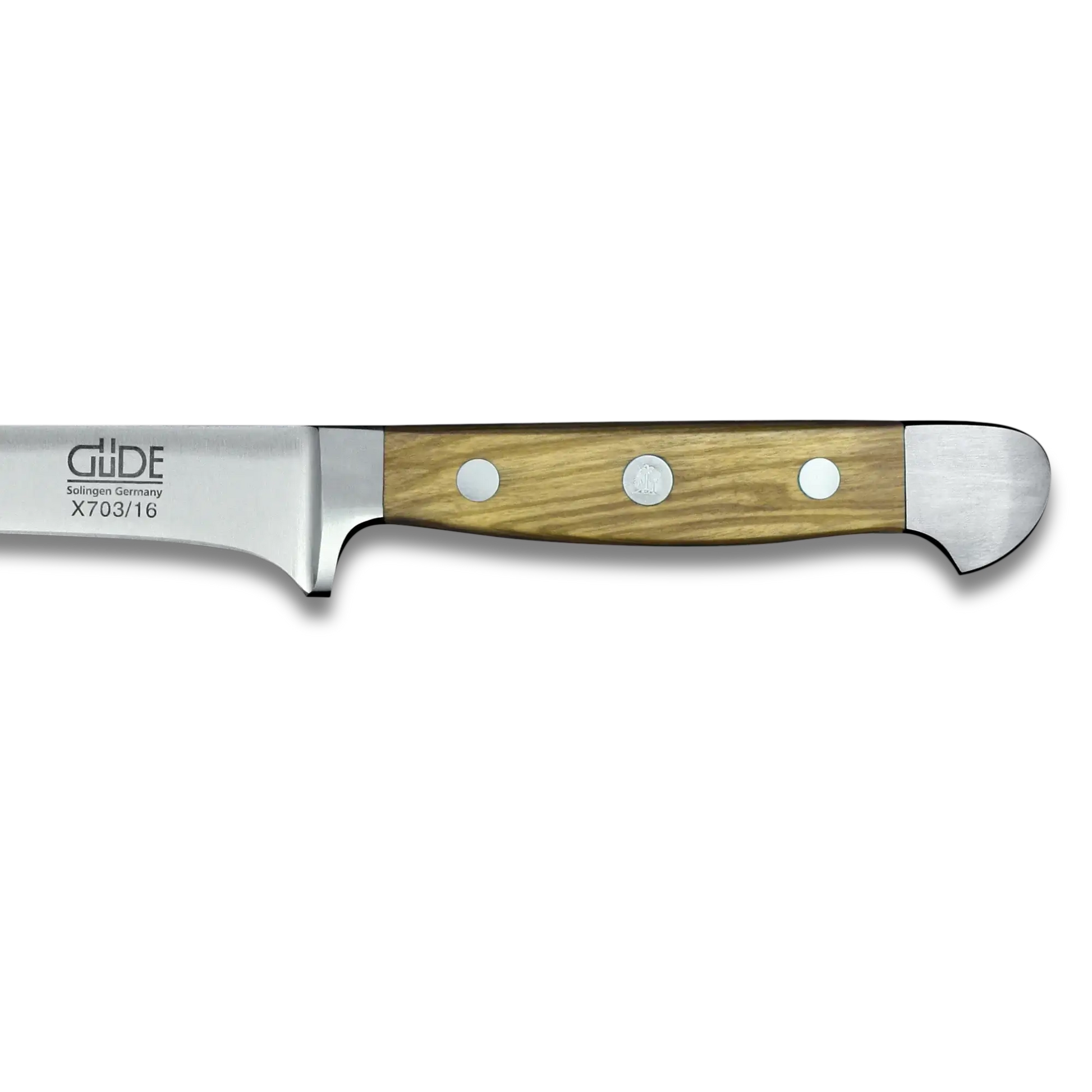 ALPHA OLIVE | Boning Knife 16cm (Flexible) | Forged Steel / Olive wood handle-1