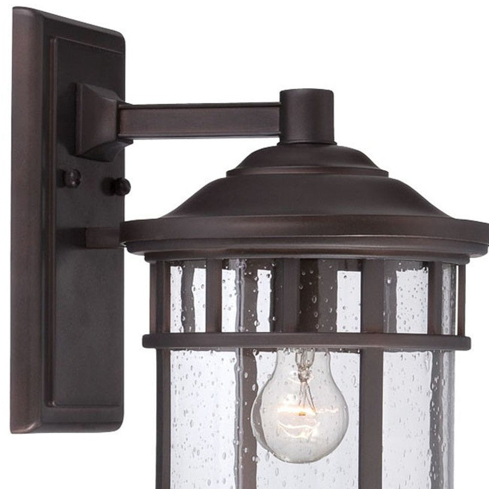 XL Antique Bronze Canister Wall Light-Outdoor Lighting-DECOROLALA