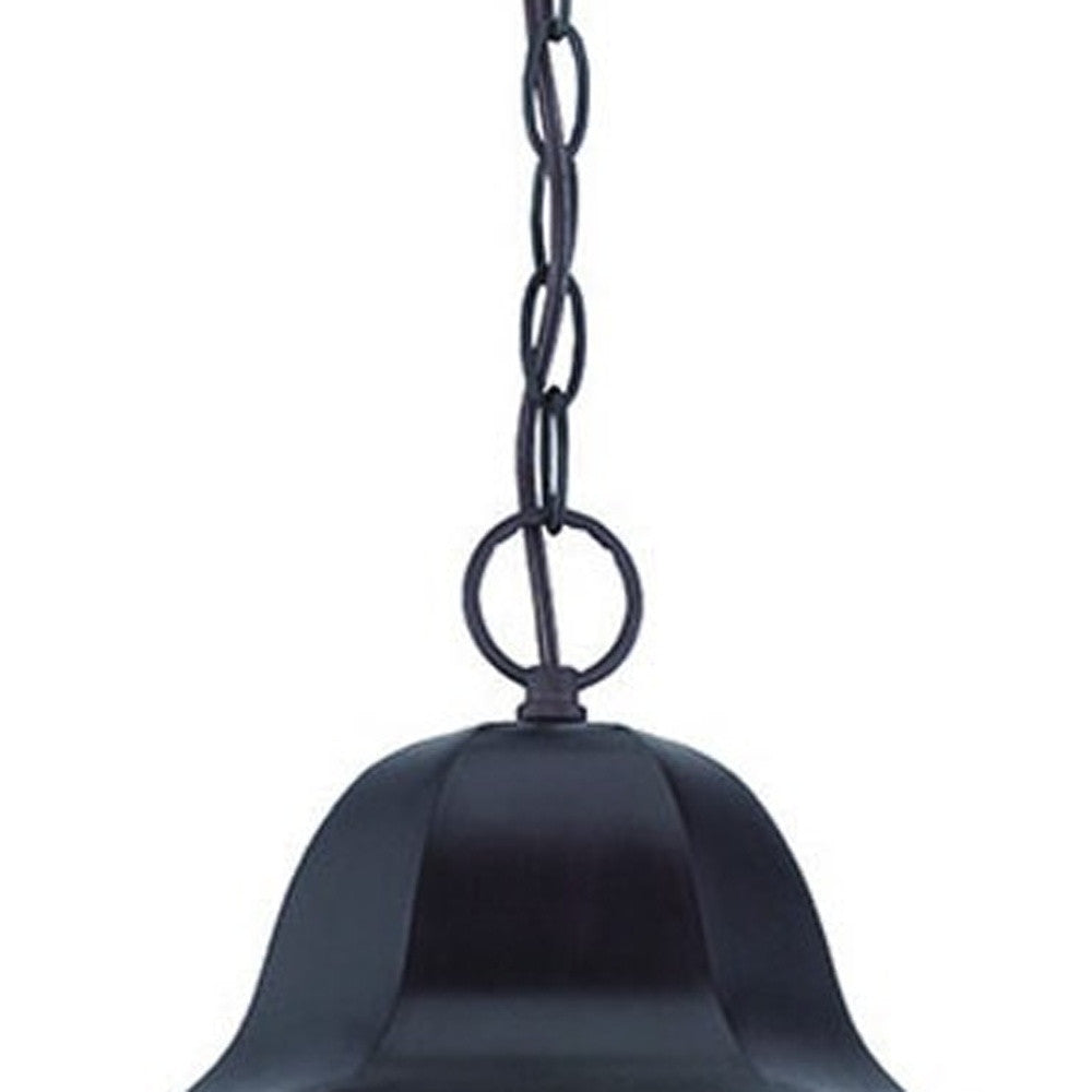 XL Antique Bronze Geometric Glass Hanging Light-Outdoor Lighting-DECOROLALA