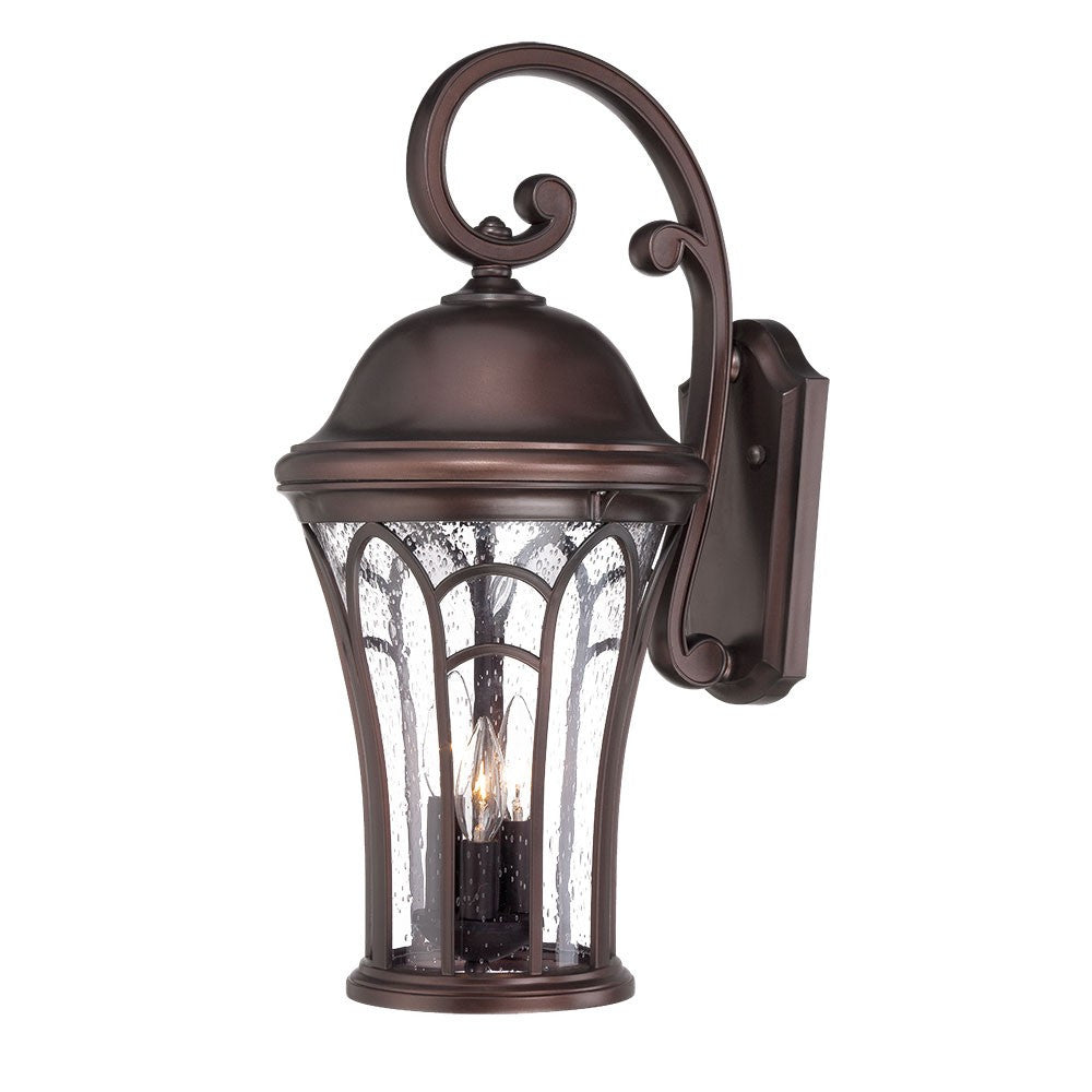 XL Bronze Tapered Goblet Wall Light-Outdoor Lighting-DECOROLALA