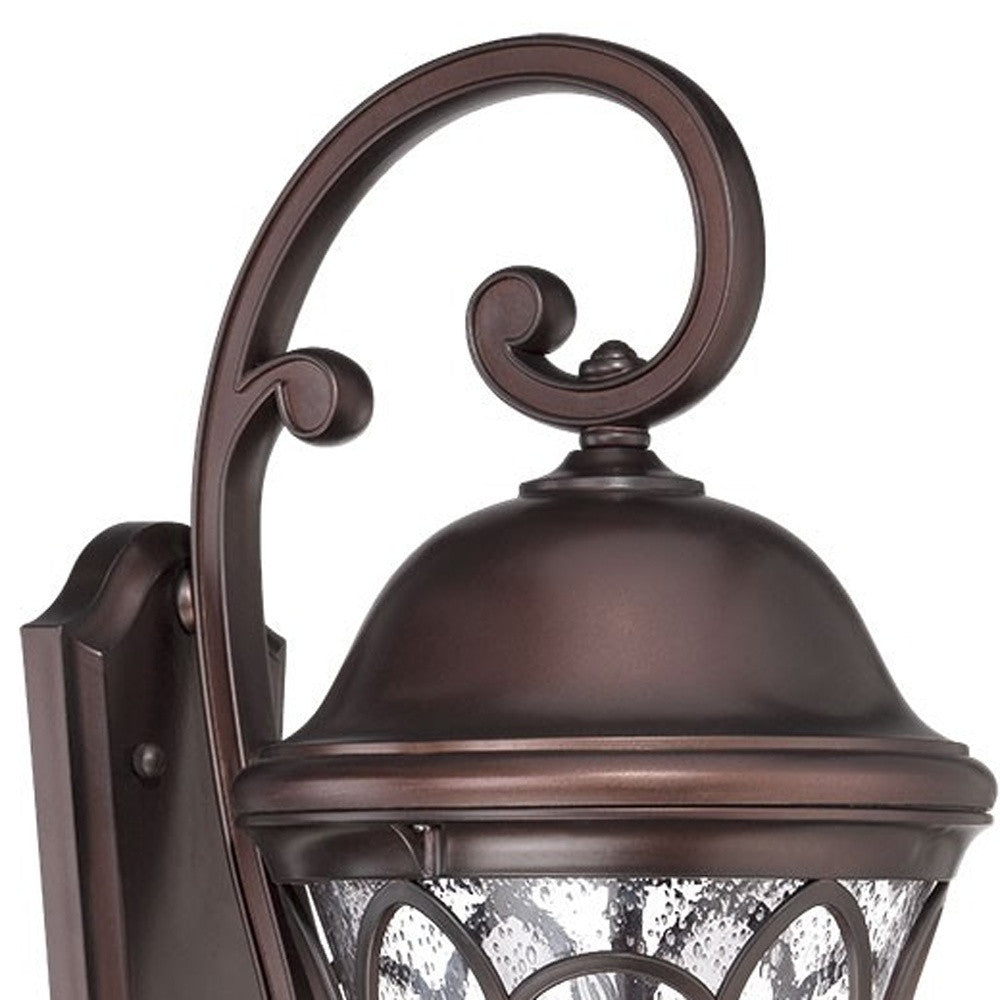XL Bronze Tapered Goblet Wall Light-Outdoor Lighting-DECOROLALA