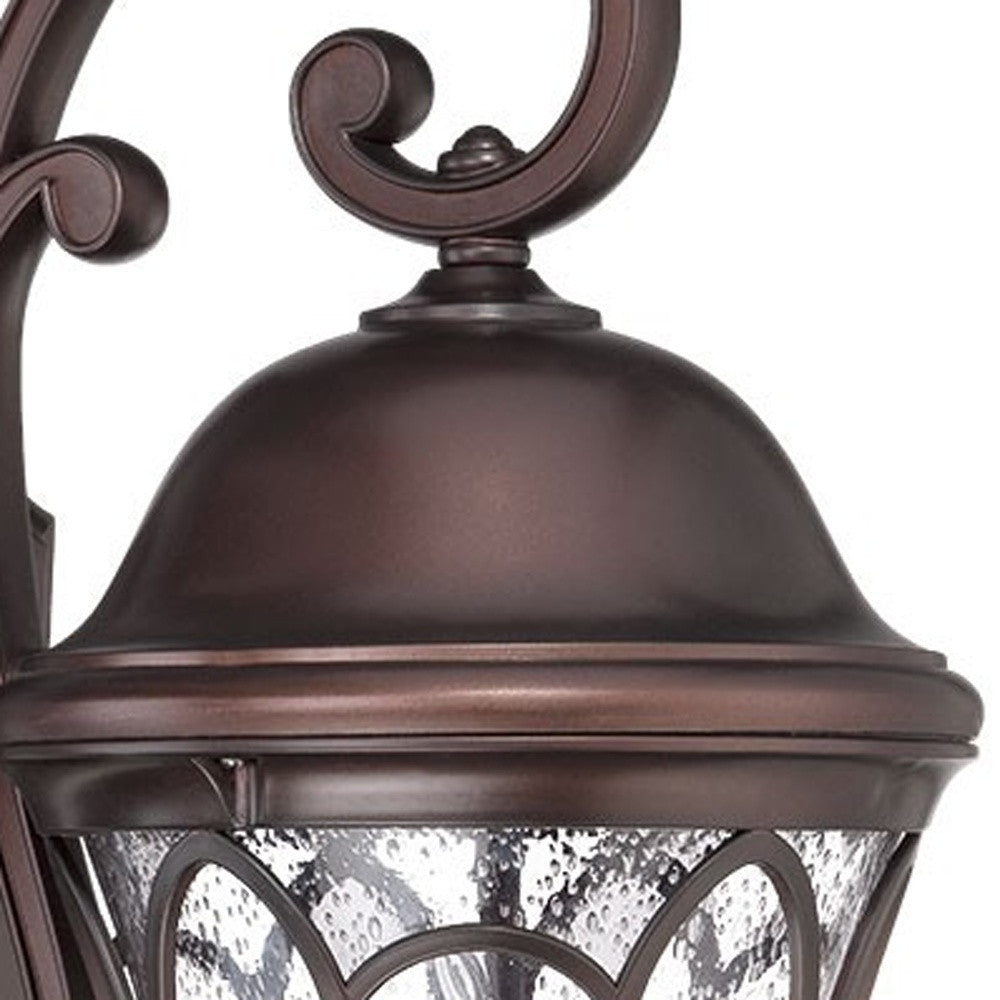 XL Bronze Tapered Goblet Wall Light-Outdoor Lighting-DECOROLALA
