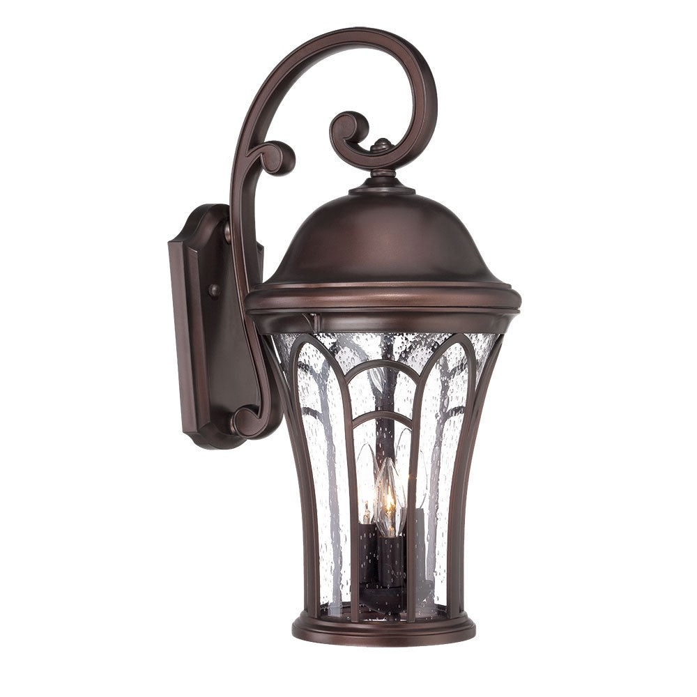 XL Bronze Tapered Goblet Wall Light-Outdoor Lighting-DECOROLALA