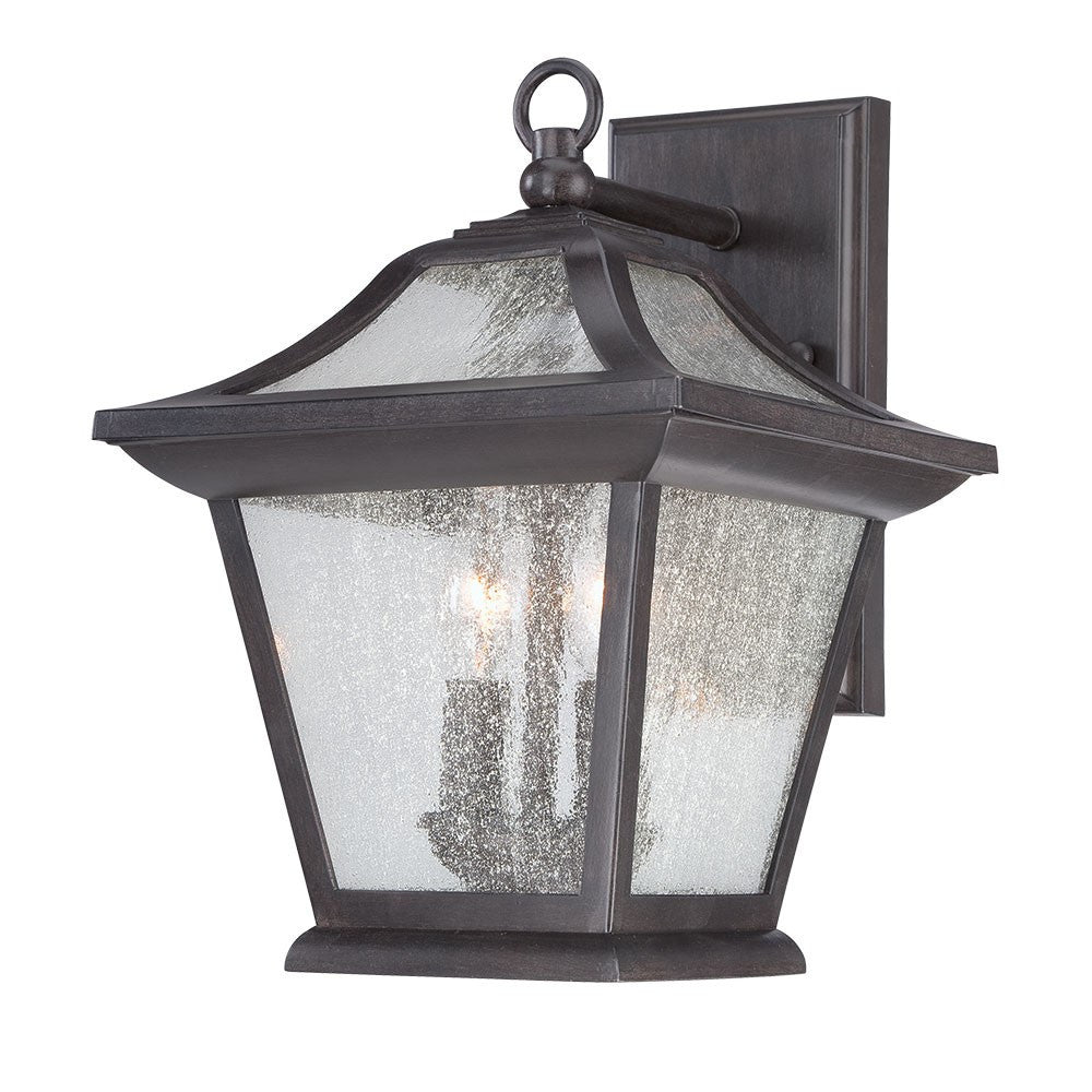 XL Matte Black Birdhouse Shape Outdoor Wall Light-Outdoor Lighting-DECOROLALA