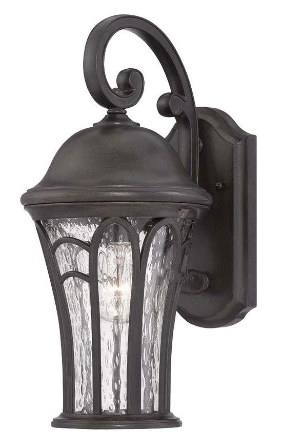 XL Matte Black Tapered Goblet Wall Light-Outdoor Lighting-DECOROLALA
