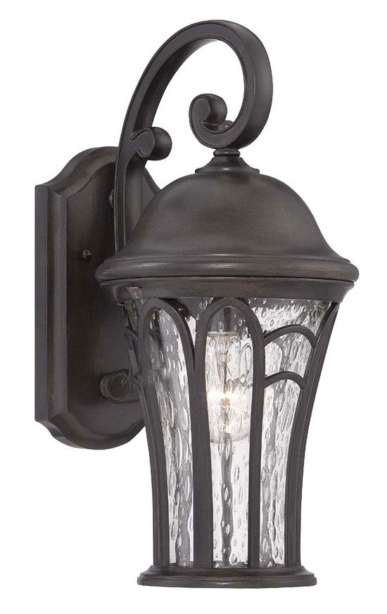 XL Matte Black Tapered Goblet Wall Light-Outdoor Lighting-DECOROLALA
