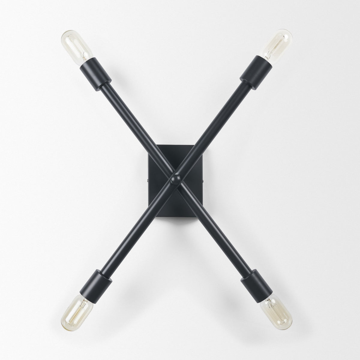 Xendi 4x25 Black Toned Metal Sputnik Wall Sconce-Wall Sconces-DECOROLALA