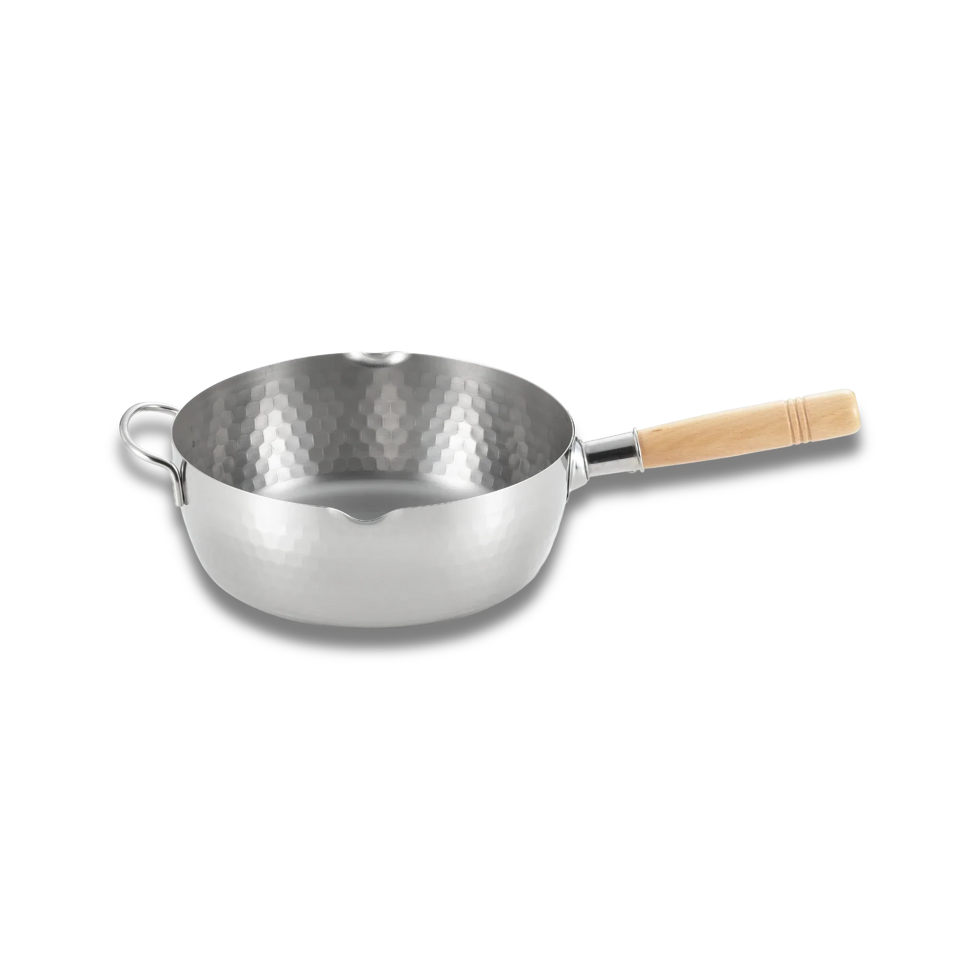 Yoshikawa Yukihira 24 cm Pot Stainless Steel | 3.6 L with Wooden Handle-0