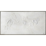 Yanno 30" Wide Canvas Art, Silver-Canvas Art-DECOROLALA