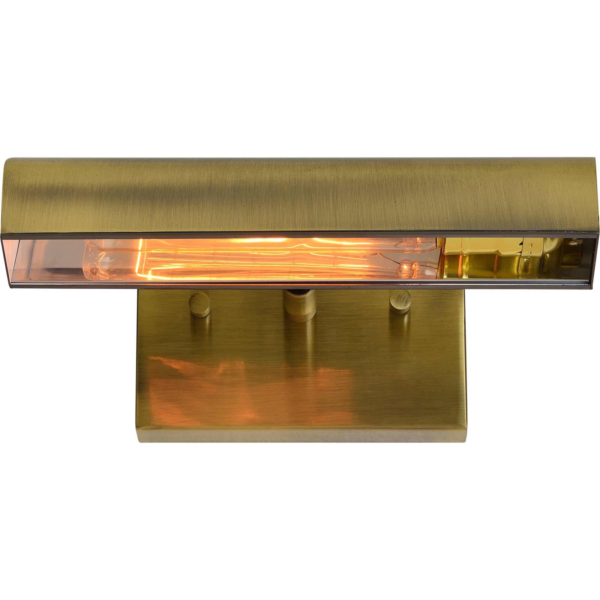 Yorker 4.5" Length Wall Sconce, Antique Brass-Wall Sconce-DECOROLALA