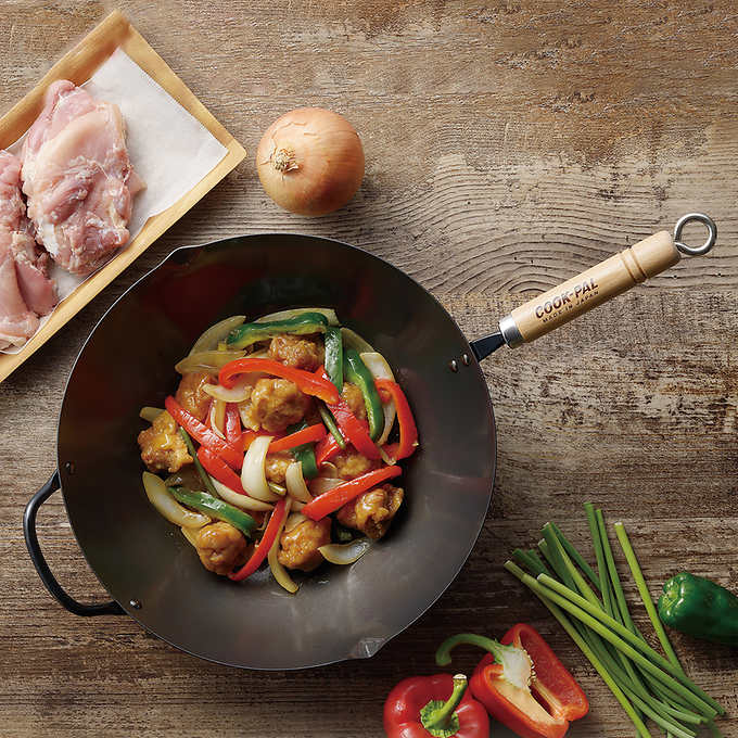 Yoshikawa Carbon Steel Wok 36cm - Made in Japan-Cookware-DECOROLALA