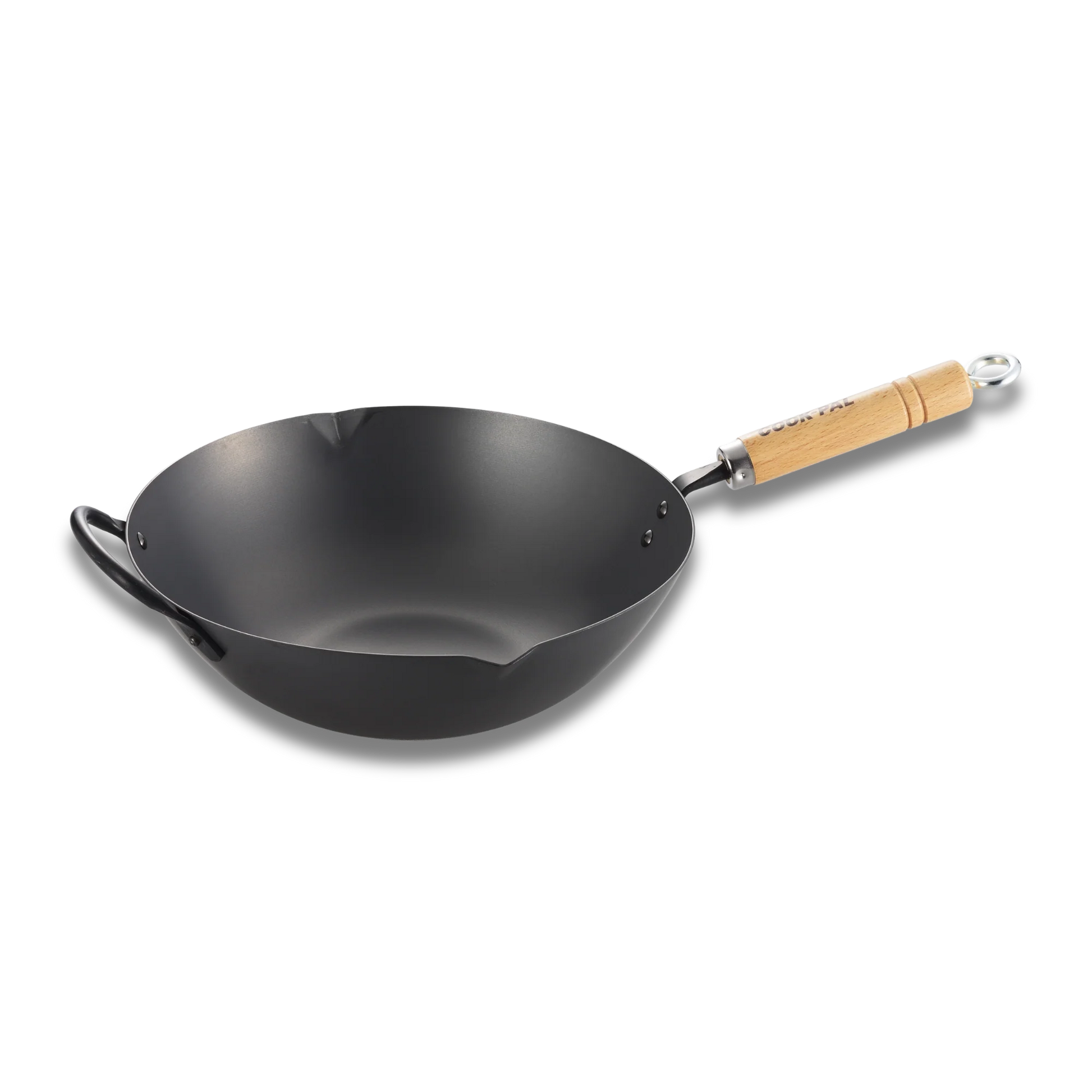 Yoshikawa Carbon Steel Wok 36cm - Made in Japan-Cookware-DECOROLALA