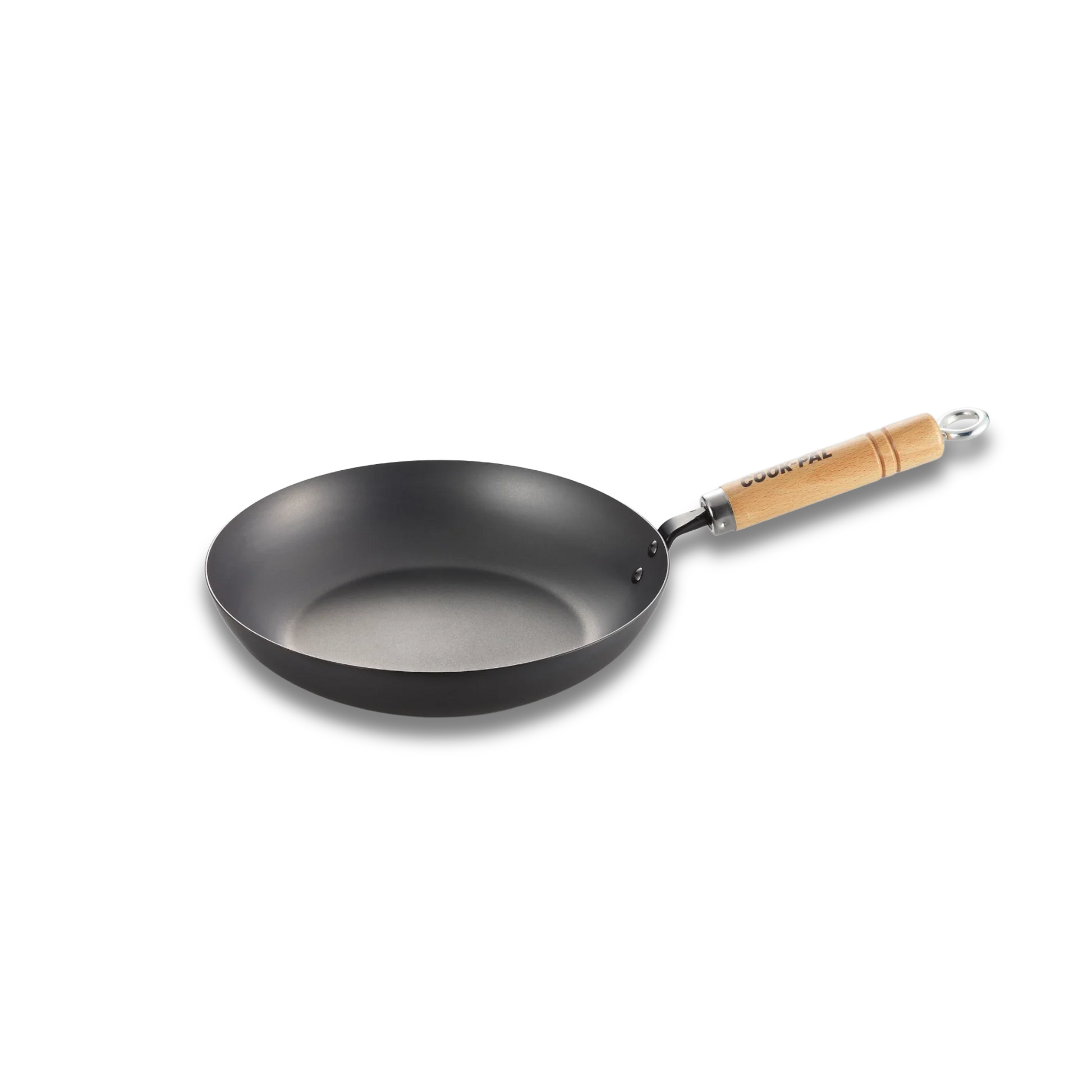 Yoshikawa Cook-Pal Ren Carbon Steel Frying Pan - 24cm Japanese-Fry Pan-DECOROLALA