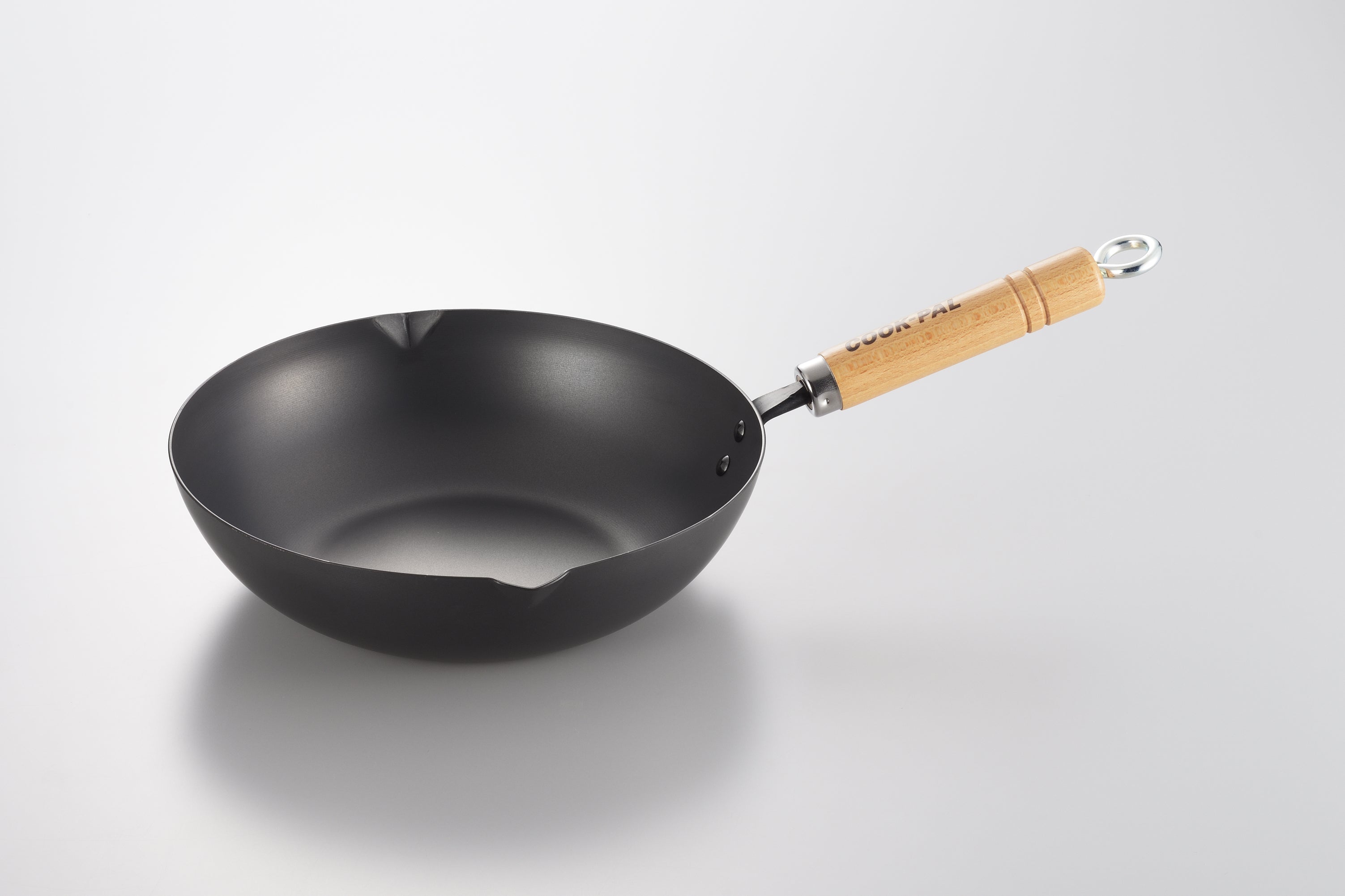 Yoshikawa Cook-Pal Ren Deep Carbon Steel Fry Pan 20cm with Yukihira Lid-2