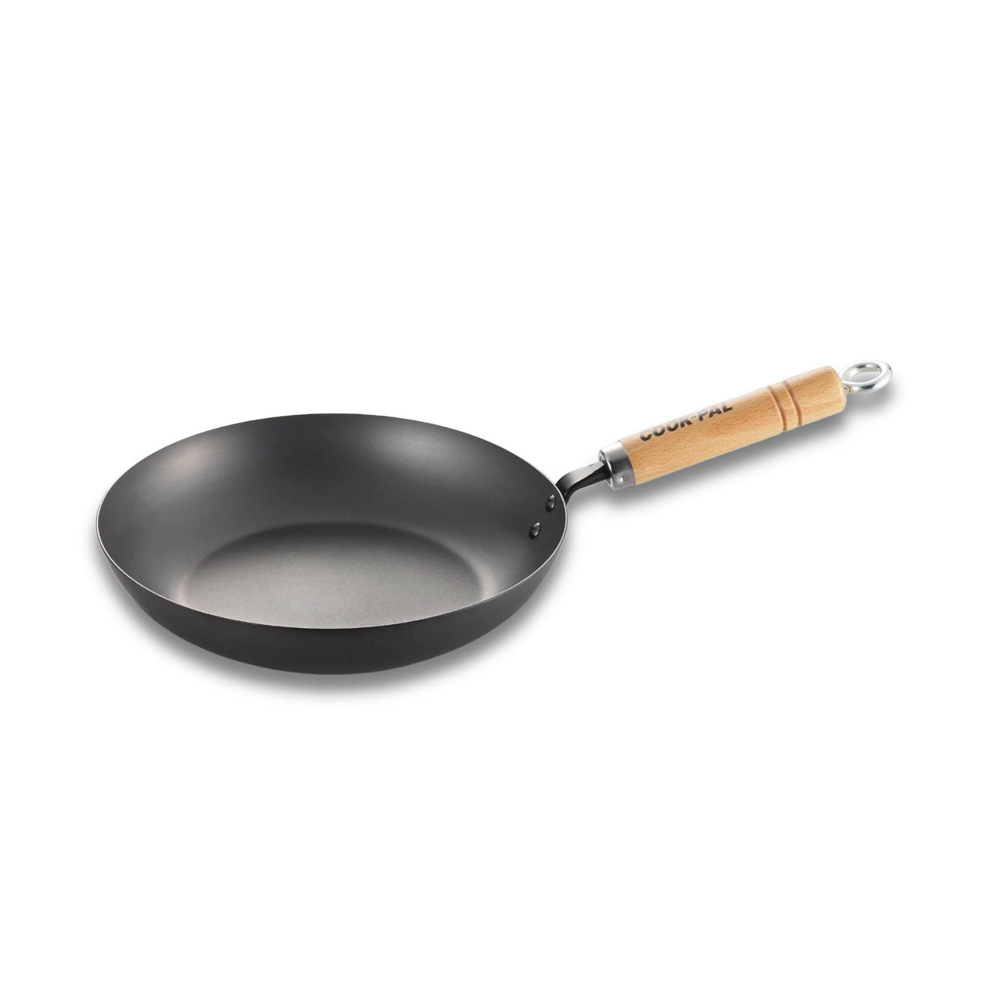Yoshikawa Cook-Pal Ren Japanese Carbon Steel Frying Pan 28cm | Made in Japan-Fry Pan-DECOROLALA