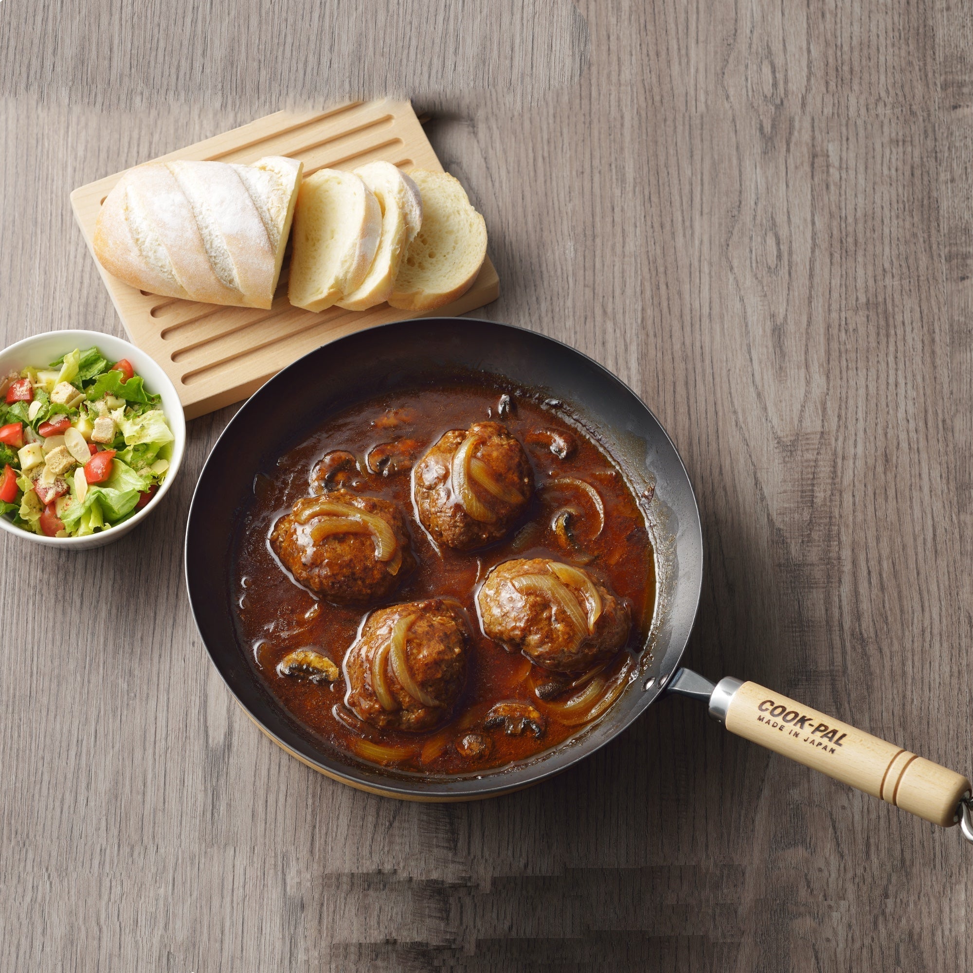 Yoshikawa Cook-Pal Ren Japanese Deep Fry Pan 24cm | Made in Japan-Fry Pan-DECOROLALA