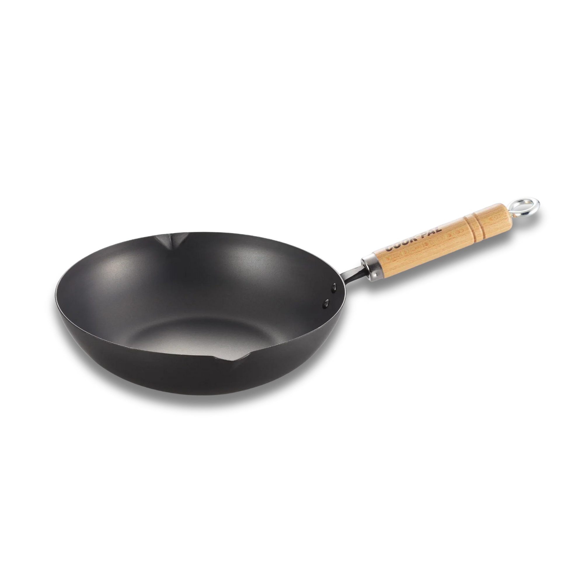 Yoshikawa Cook-Pal Ren Japanese Deep Fry Pan 28cm Carbon Steel | Made in Japan-Fry Pan-DECOROLALA