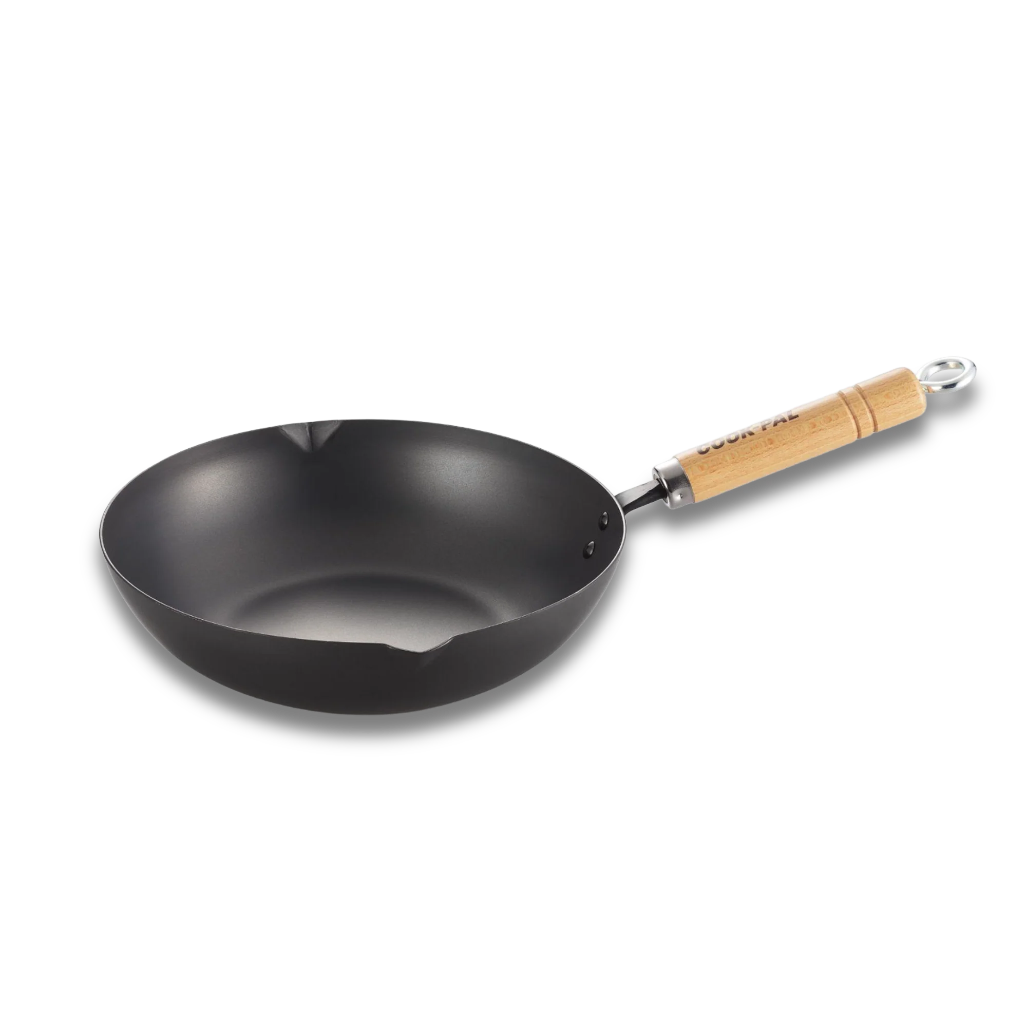 Yoshikawa Cook-Pal Ren Japanese Deep Fry Pan 28cm Carbon Steel | Made in Japan-Fry Pan-DECOROLALA