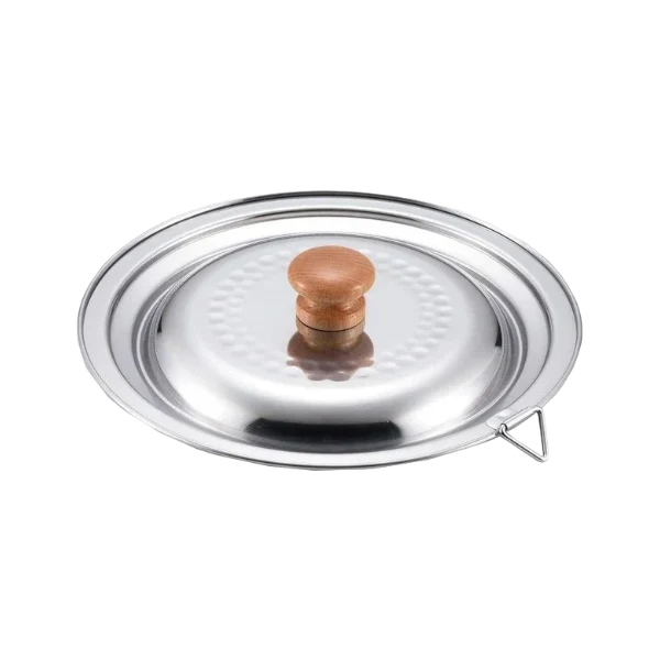 Yoshikawa Cook-Pal Ren Nitrided Carbon Steel Fry Pan 16cm with Yukihira Lid-1
