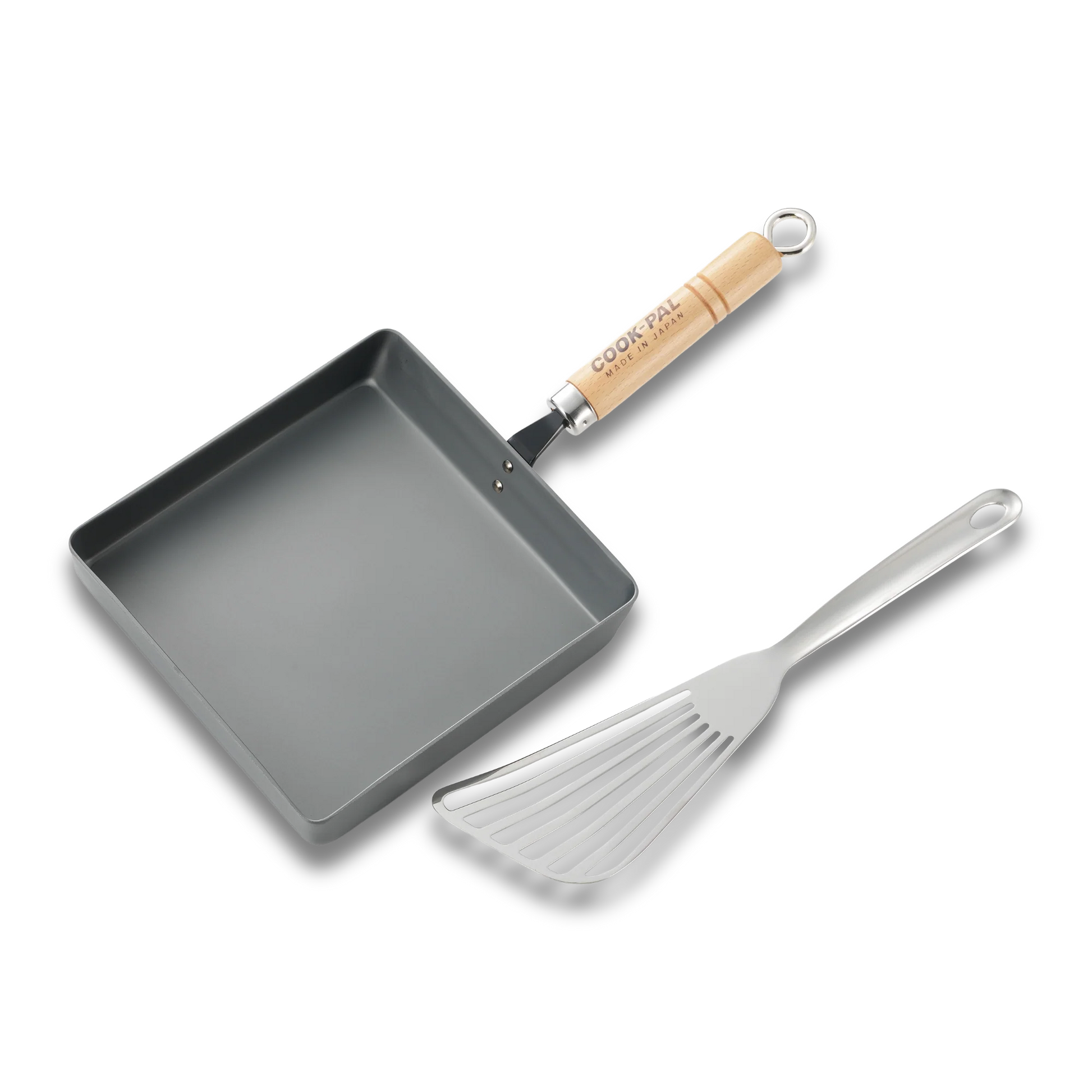 Yoshikawa Cook-Pal Ren Tamagoyaki Pan Large Carbon Steel-Cookware-DECOROLALA