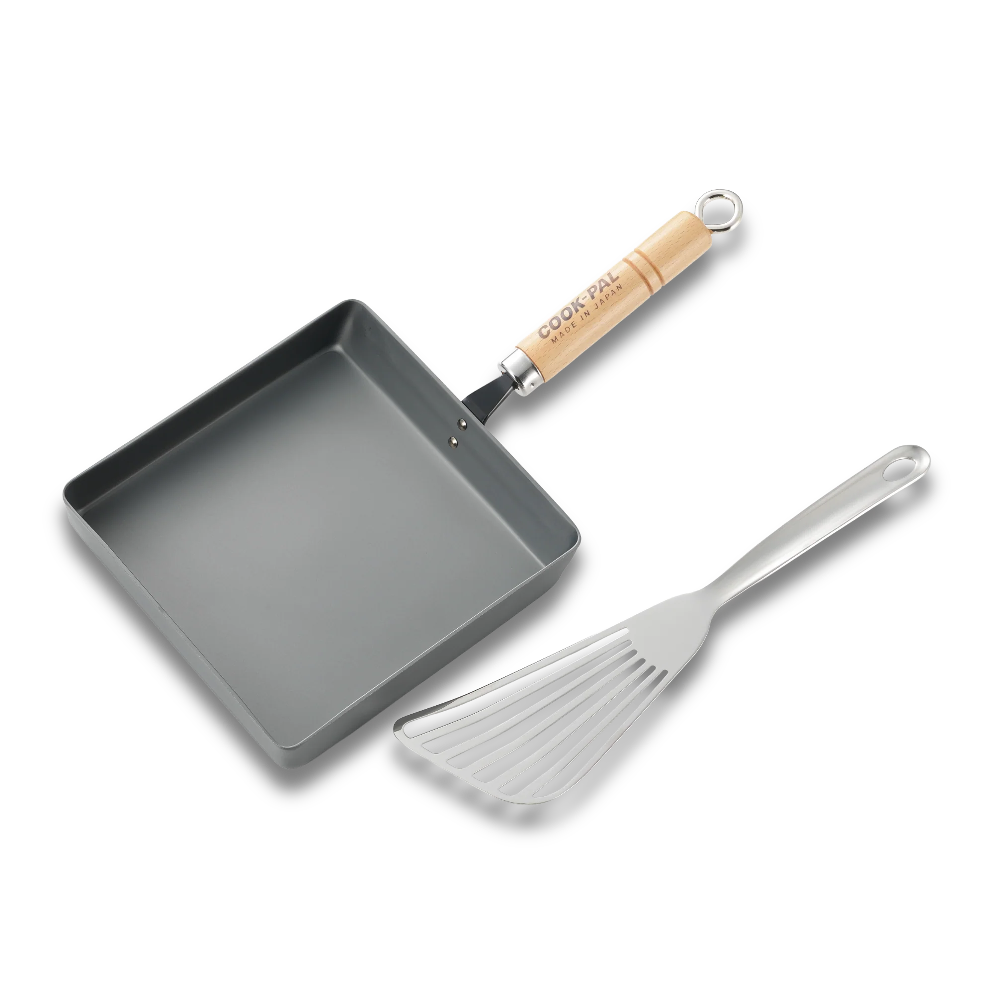 Yoshikawa Cook-Pal Ren Tamagoyaki Pan Large Carbon Steel-Cookware-DECOROLALA
