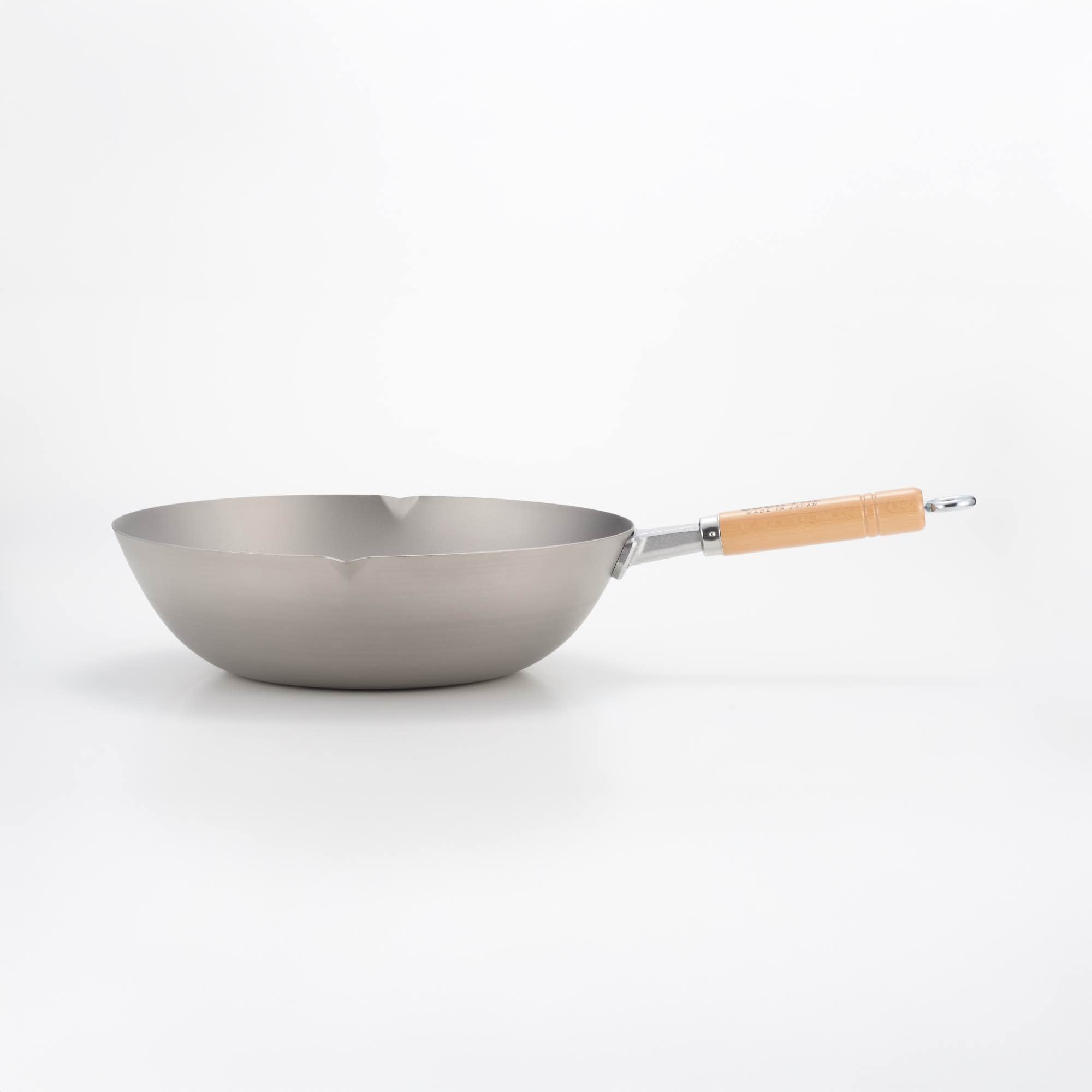 Yoshikawa Cook-Pal Titanium Wok - 36cm Made in Japan-Cookware-DECOROLALA