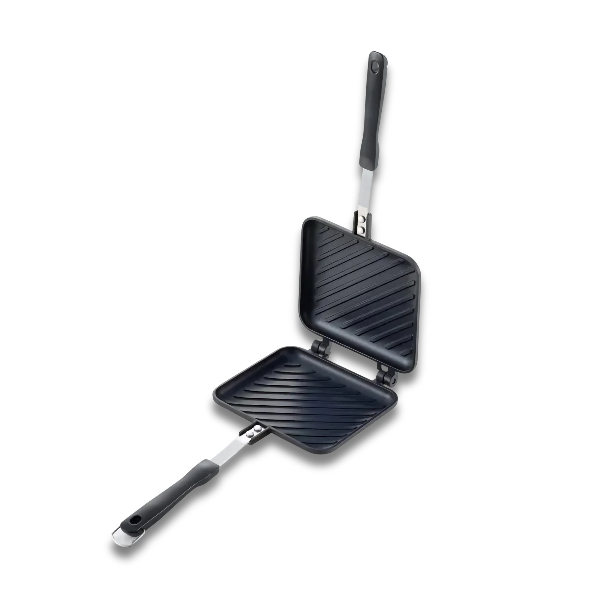 Yoshikawa Japanese Stovetop Sandwich Maker – Non-Stick Panini Press (Gas Stove Only)-Cookware-DECOROLALA