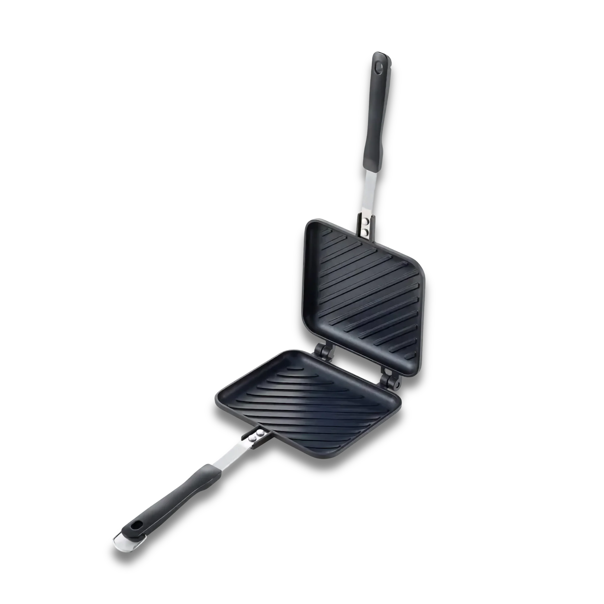 Yoshikawa Japanese Stovetop Sandwich Maker – Non-Stick Panini Press (Gas Stove Only)-Cookware-DECOROLALA