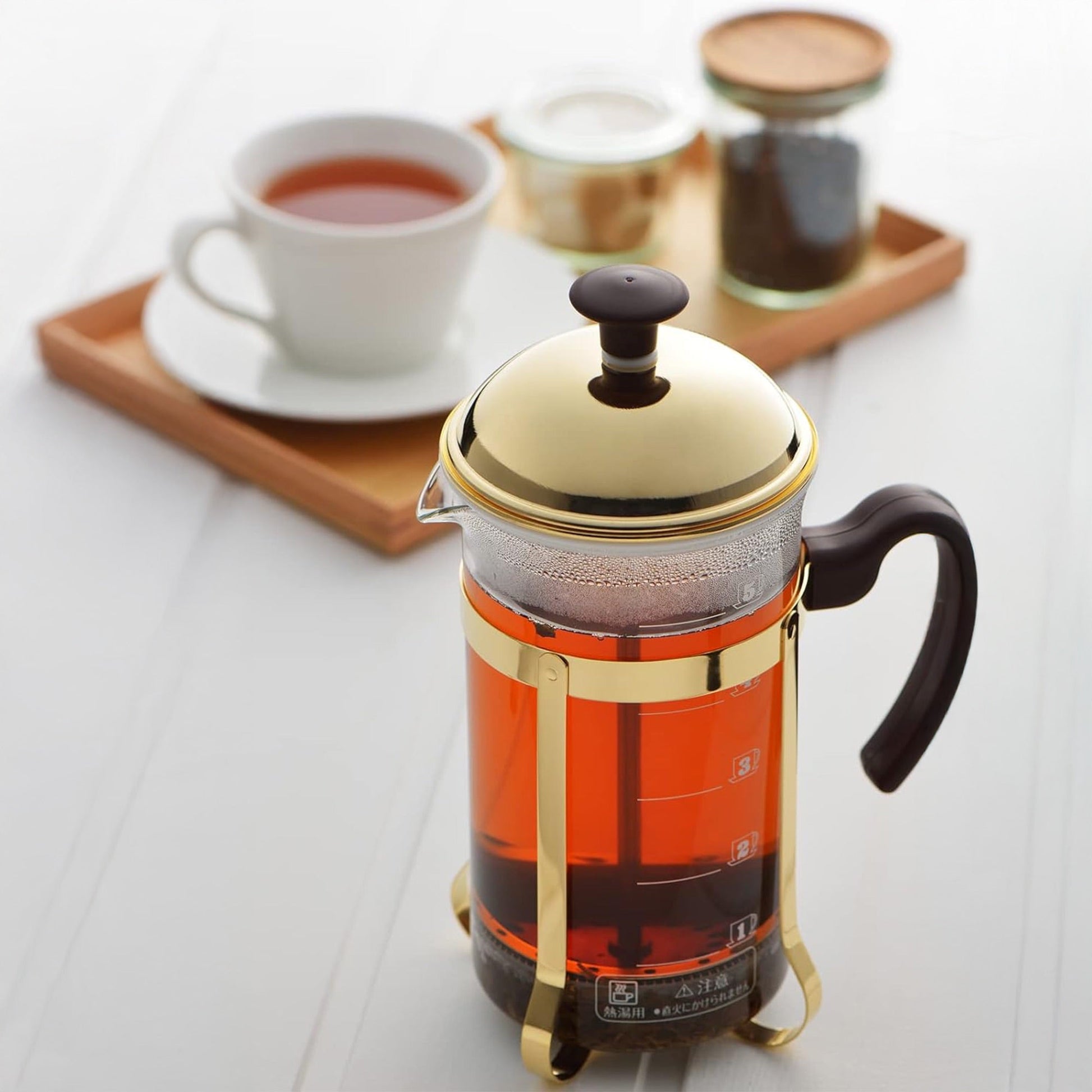 Yoshikawa Stainless Steel Coffee Press Server - 600ml Japan-Tea & Coffee-DECOROLALA