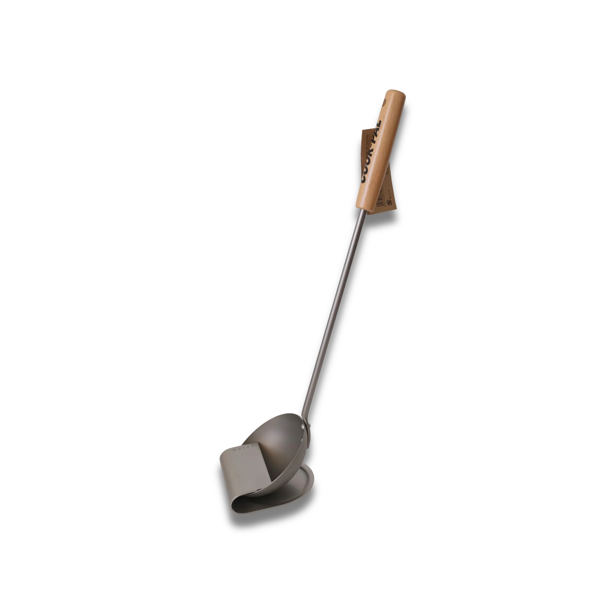 Yoshikawa Titanium Wok Ladle + Eatoco OKI Stand-ACCESSORIES-DECOROLALA