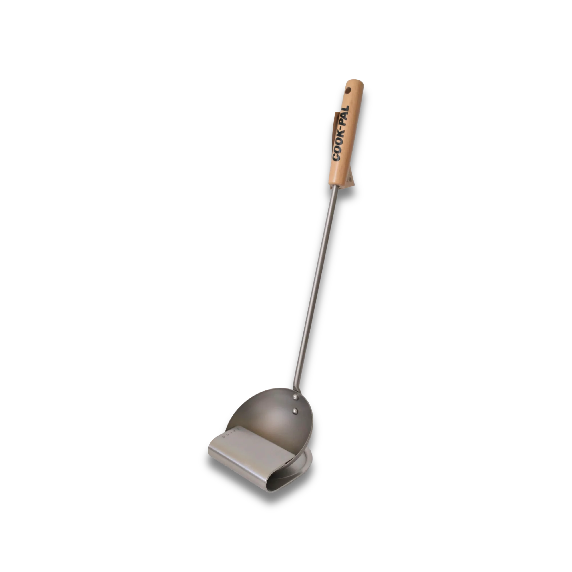 Yoshikawa Titanium Wok Ladle + Eatoco OKI Stand-ACCESSORIES-DECOROLALA