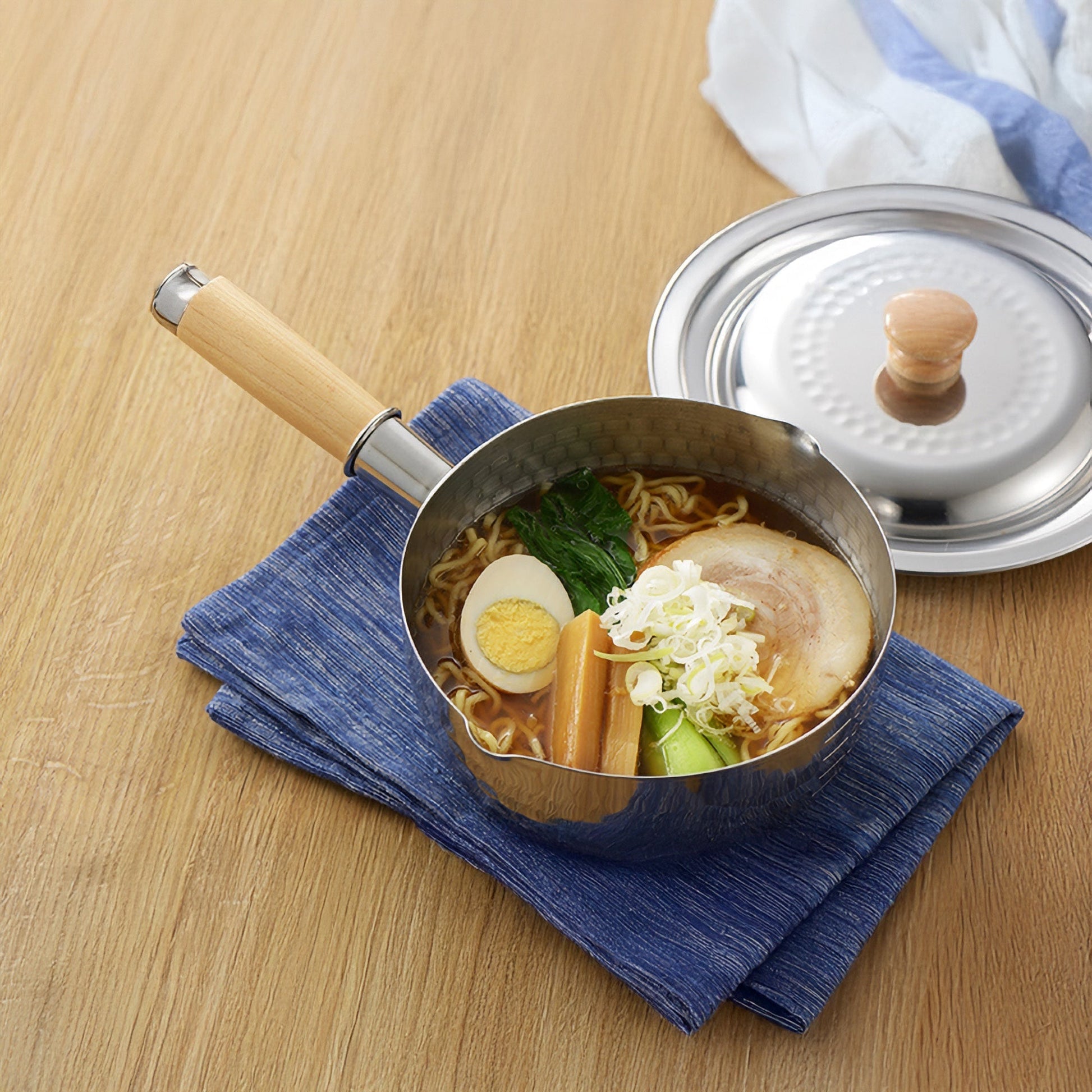 Yoshikawa Yukihira 3-Piece Stainless Steel Saucepan Set - 16/20/24cm-Cookware-DECOROLALA