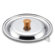 Yoshikawa Yukihira Stainless Steel Lid 20–22 cm-Cookware-DECOROLALA