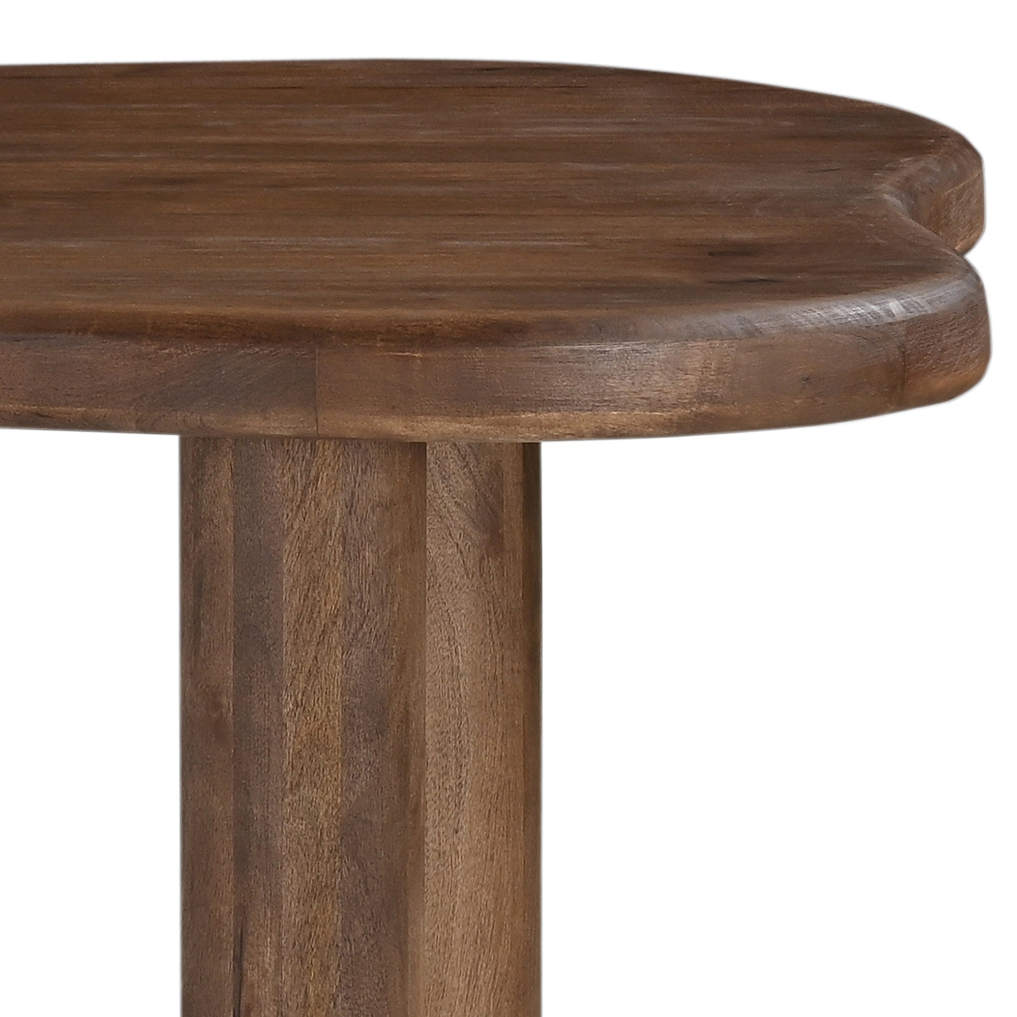ZALOA-78" DINING TABLE-DARK WALNUT-DECOROLALA