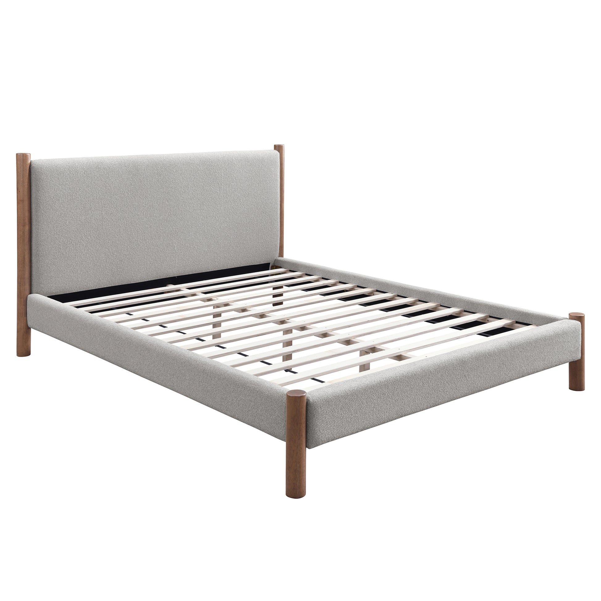 ZORAN-60" PLATFORM BED-MUSHROOM-DECOROLALA