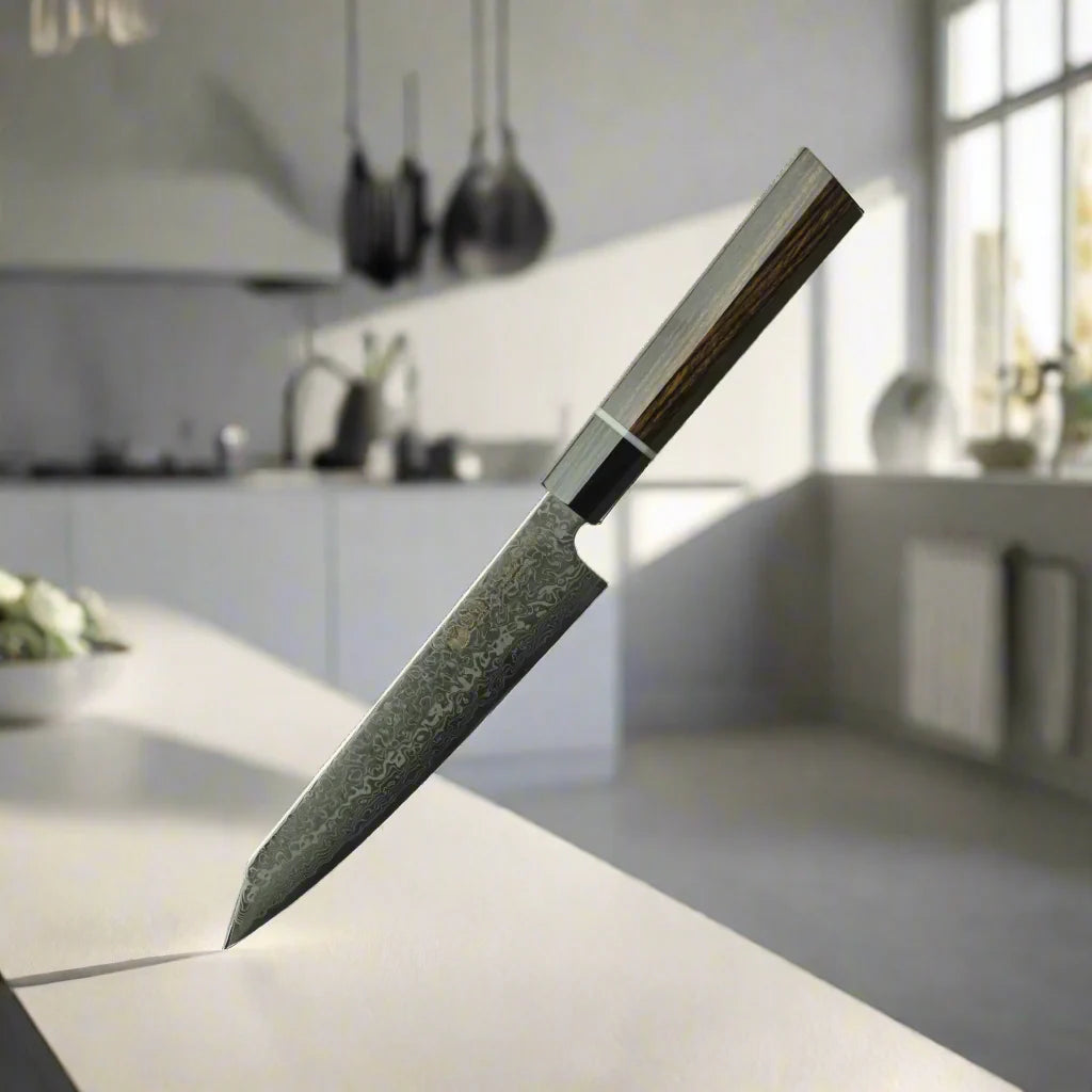 ZUIUN Japan | Handmade Petty Knife Damascus Steel 150mm-4