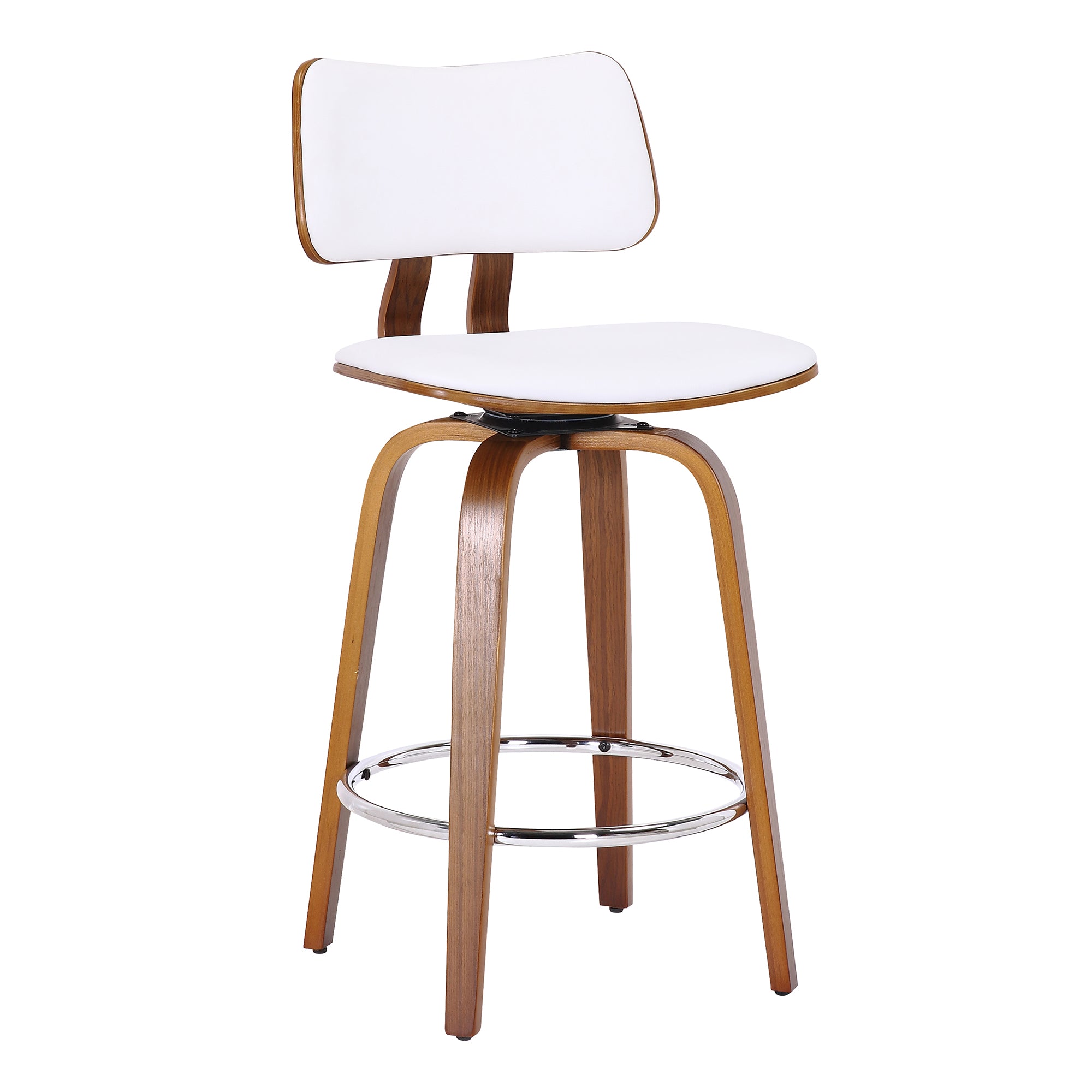 ZUNI-26' COUNTER STOOL PU-WHITE-DECOROLALA
